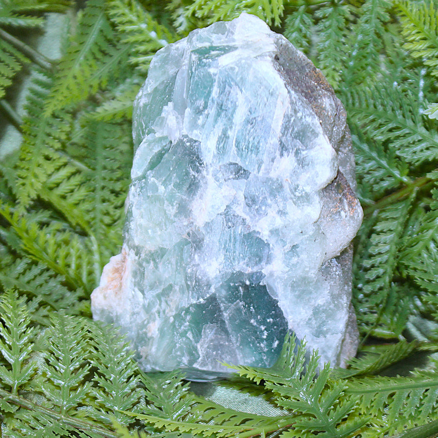 Raw Green Fluorite