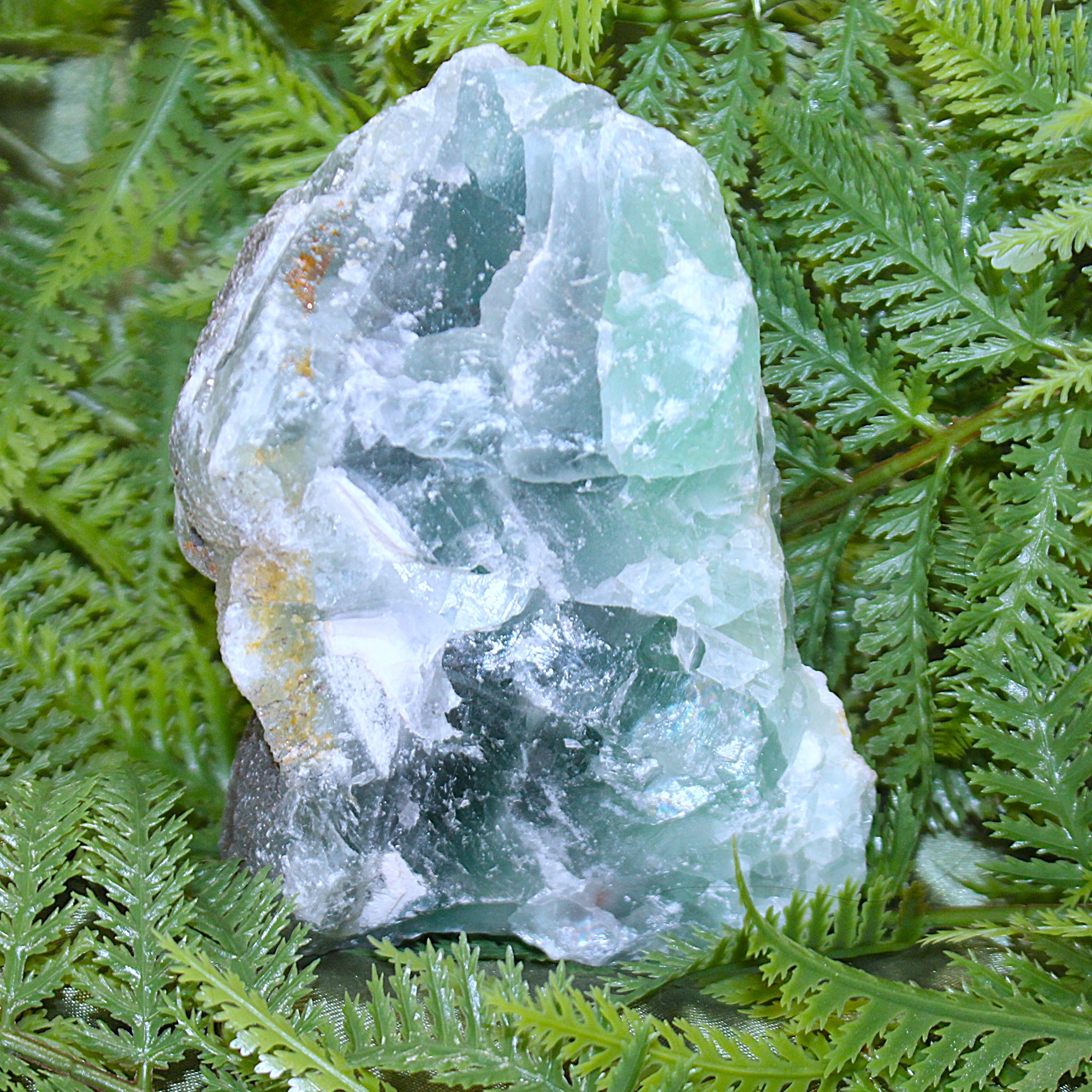 Raw Green Fluorite