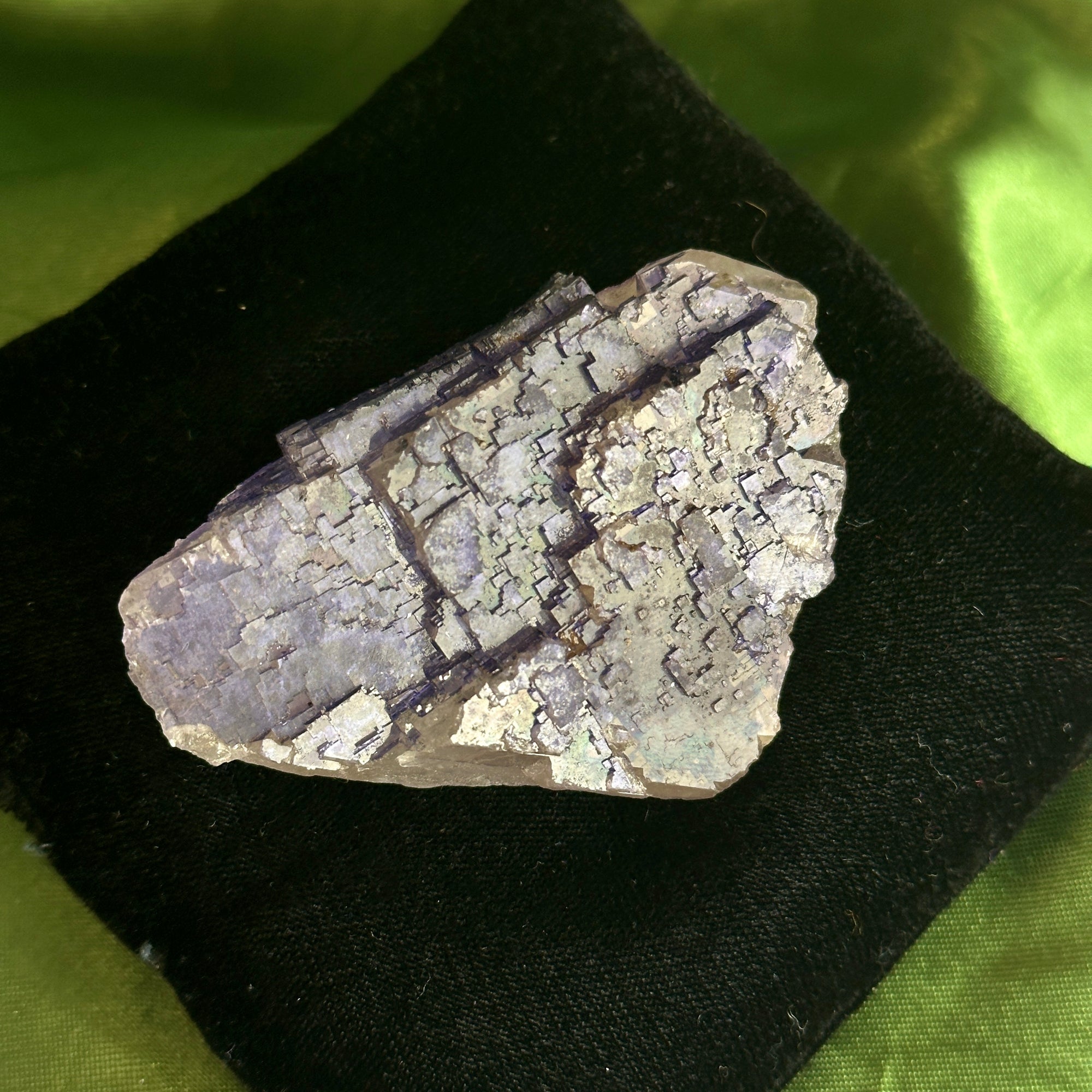 Raw Purple Cubic Fluorite