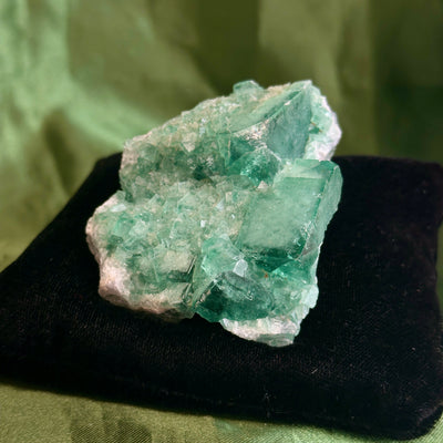 Raw Green Cubic Fluorite