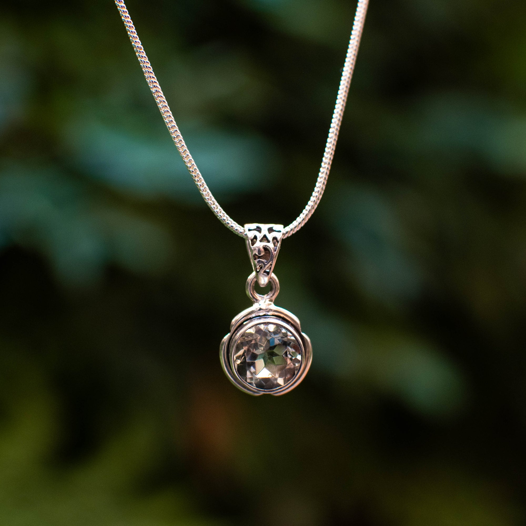 Green Amethyst (Prasiolite) Pendant