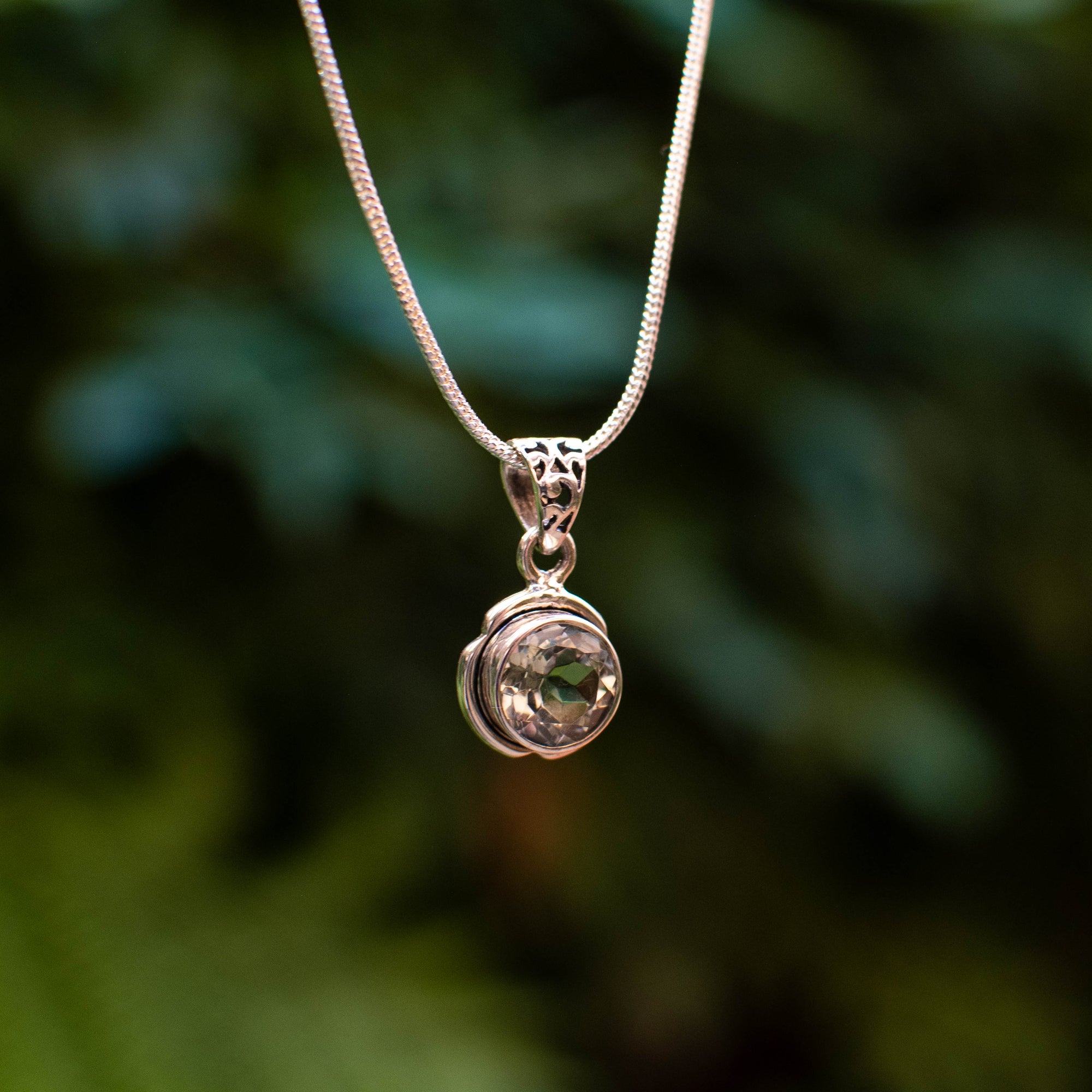 Green Amethyst (Prasiolite) Pendant