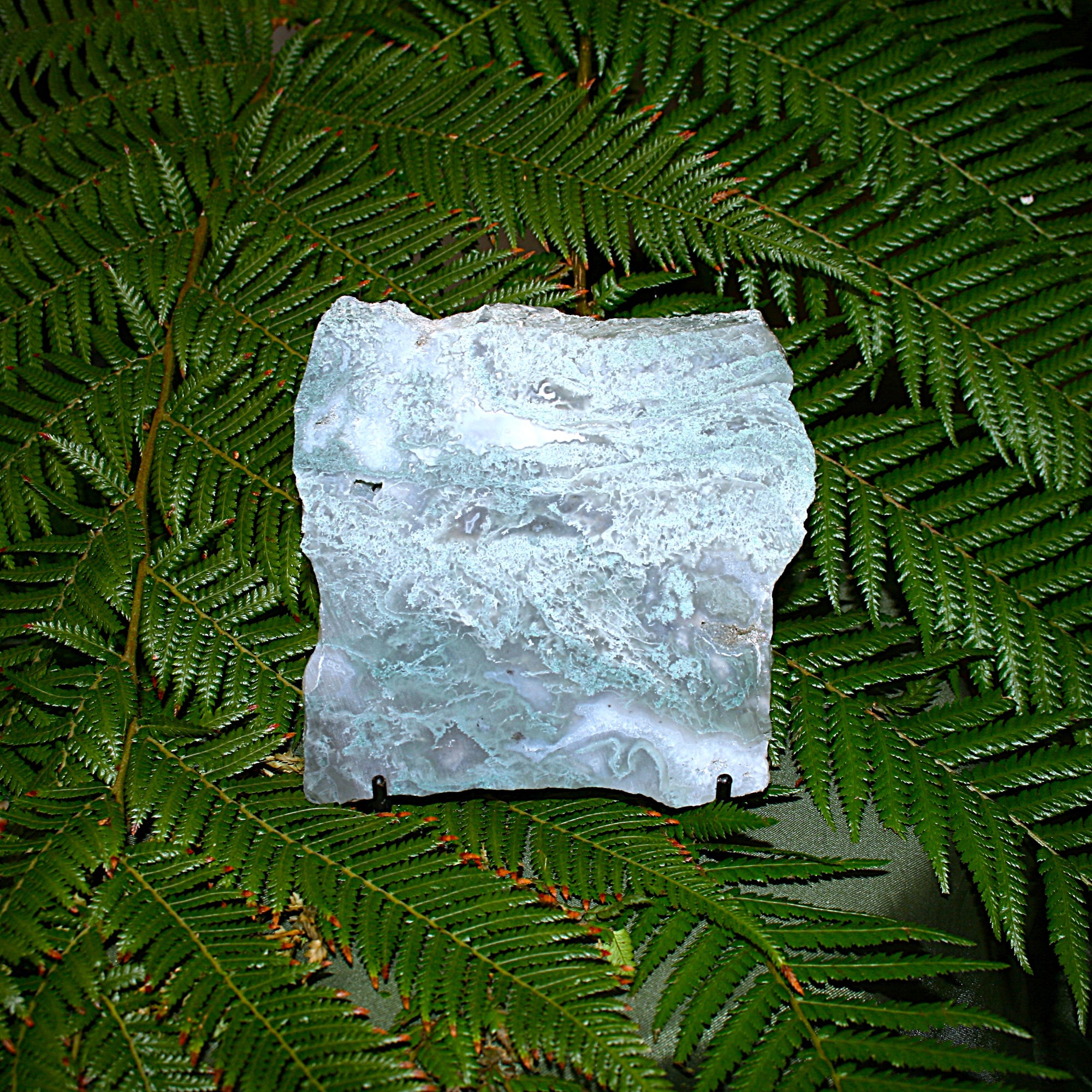 Green Moss Agate Slab