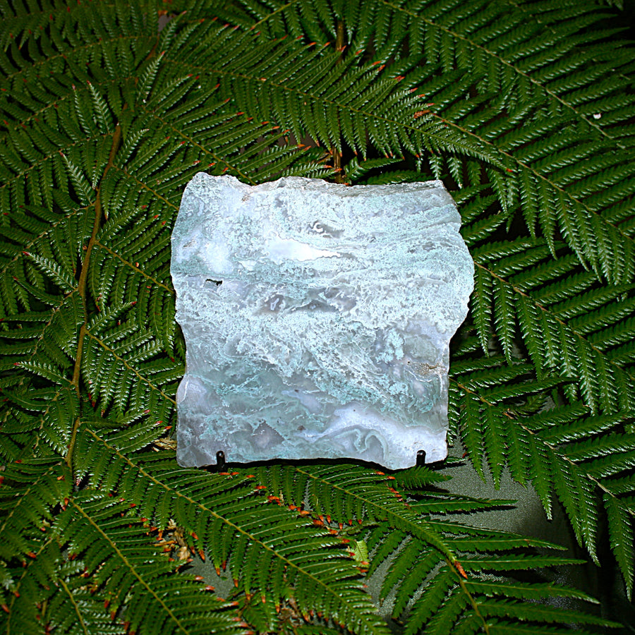 Green Moss Agate Slab