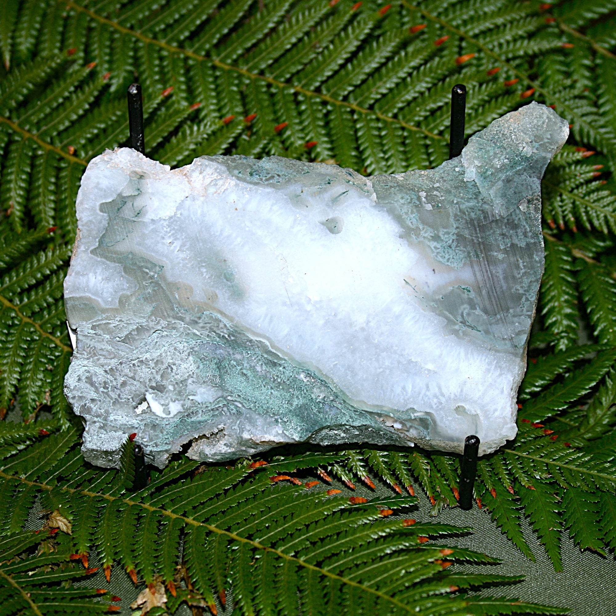 Green Moss Agate Slab