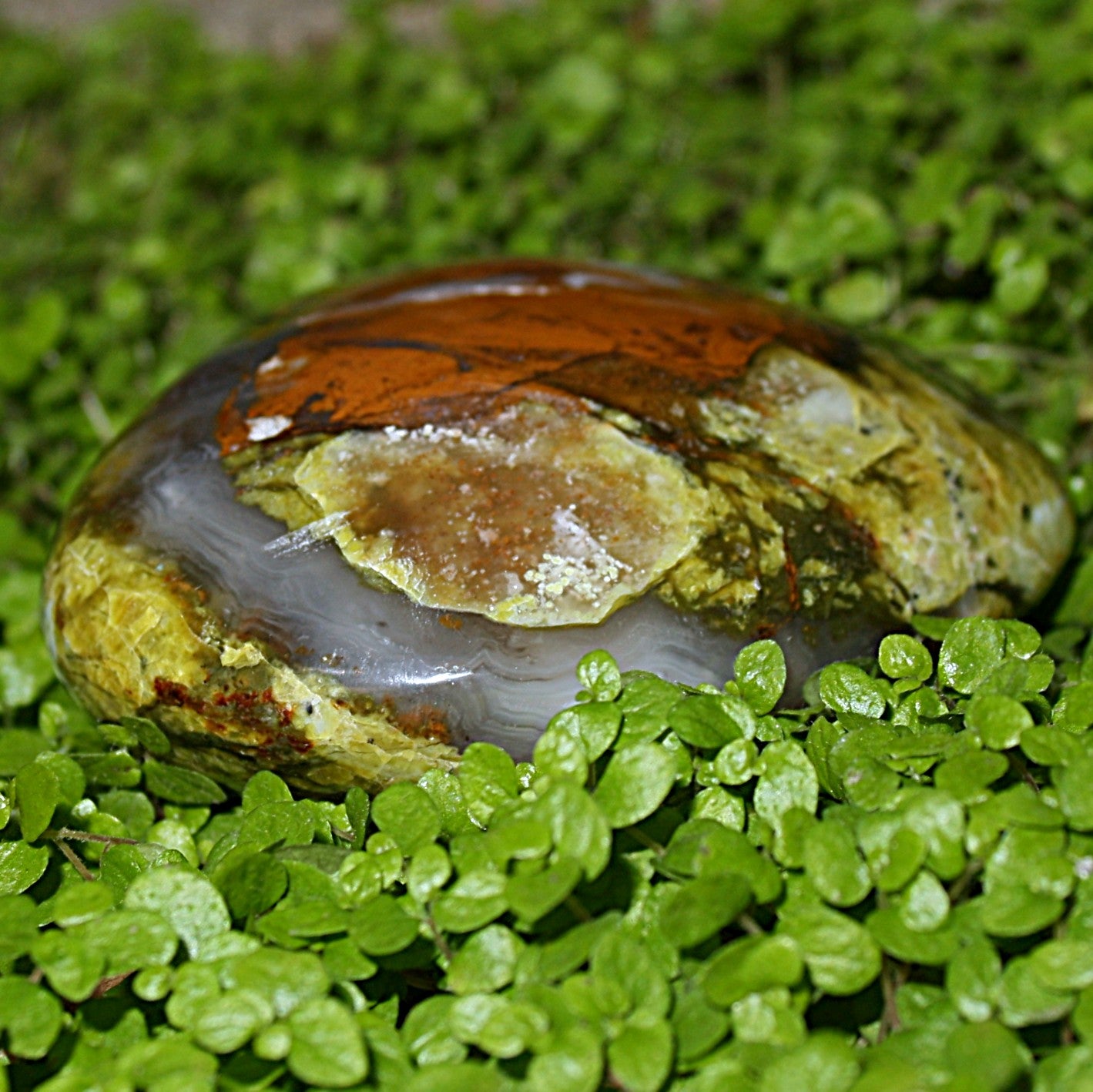 Green Opal Heart