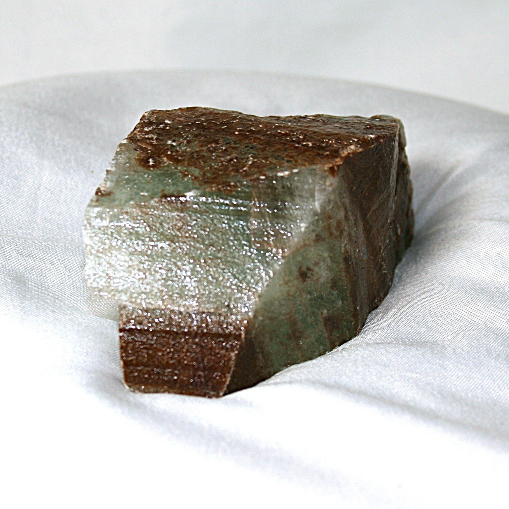 Raw Green Calcite