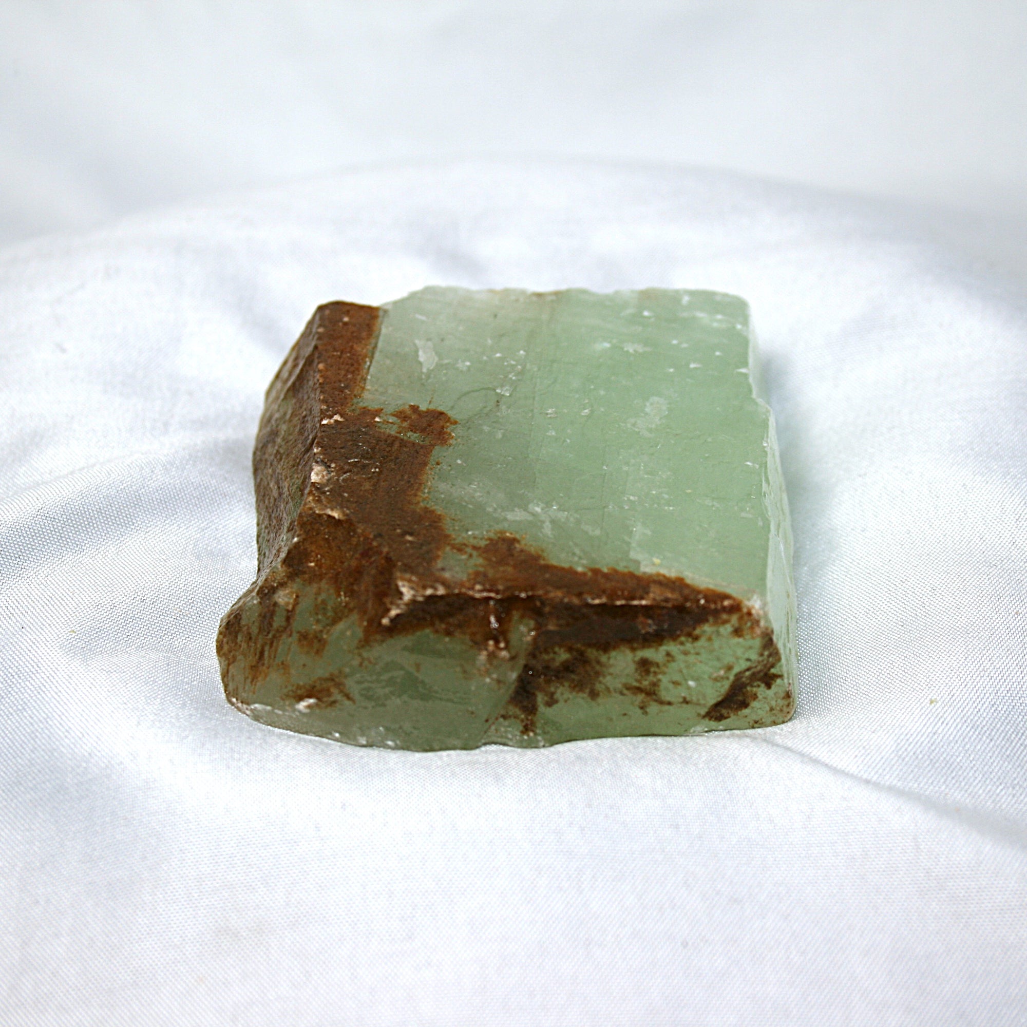 Raw Green Calcite