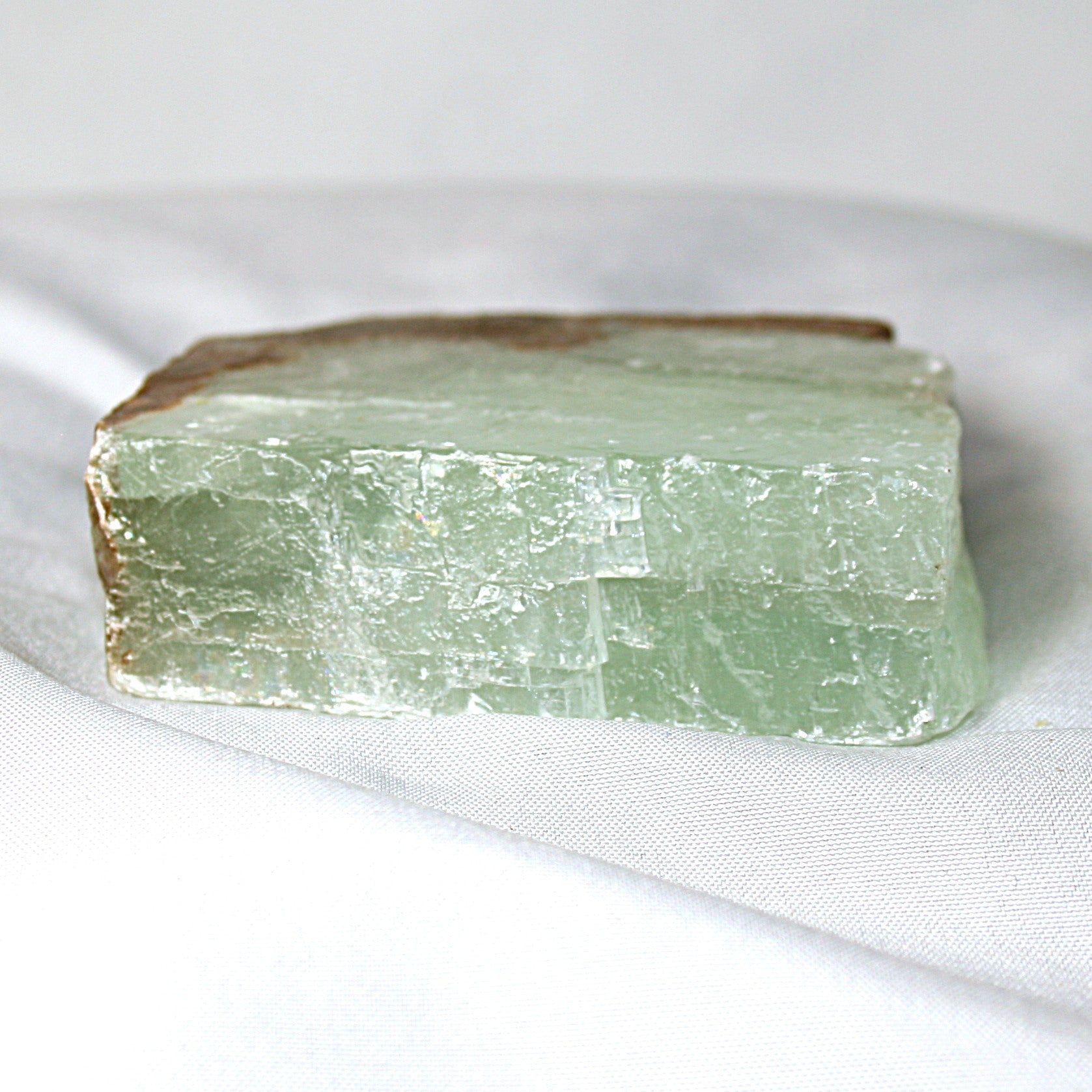 Raw Green Calcite