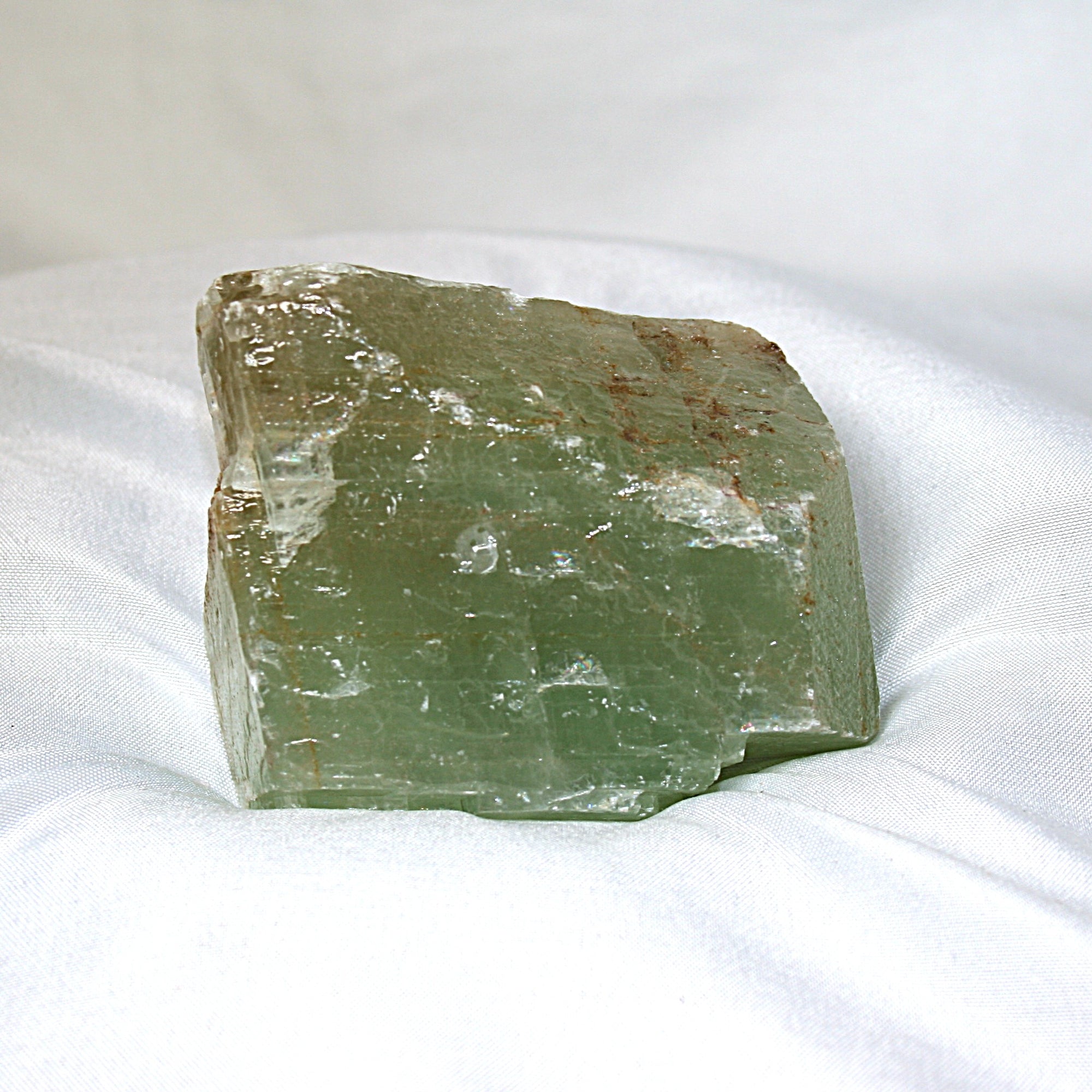 Raw Green Calcite