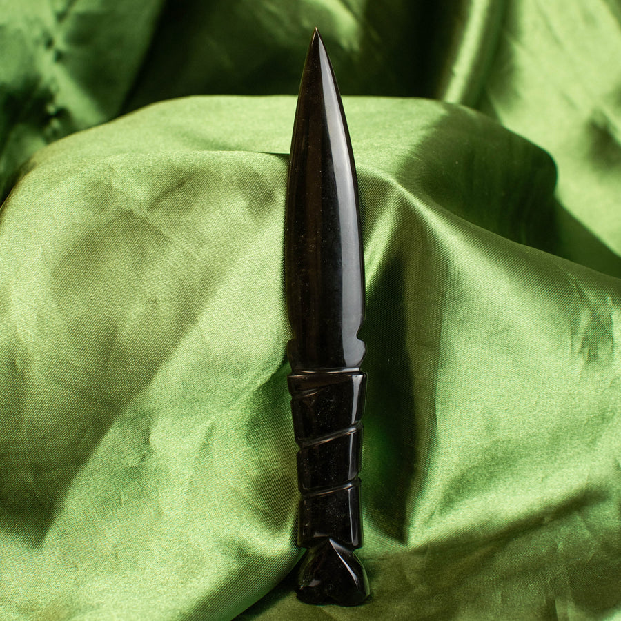 Gold Sheen Obsidian Knife (Multiple Available)