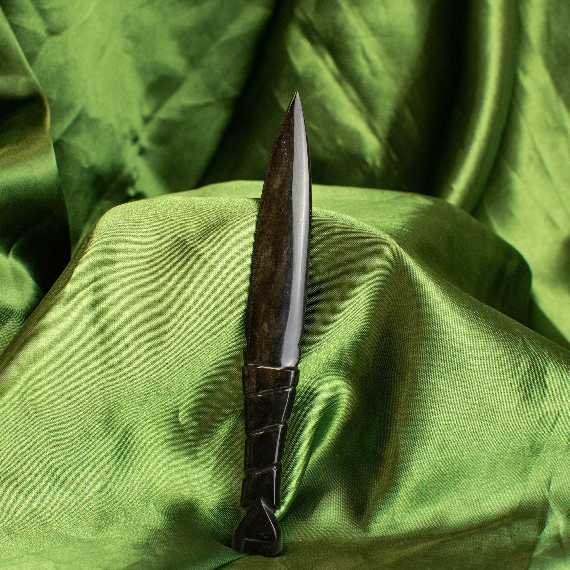 Gold Sheen Obsidian Knife (Multiple Available)
