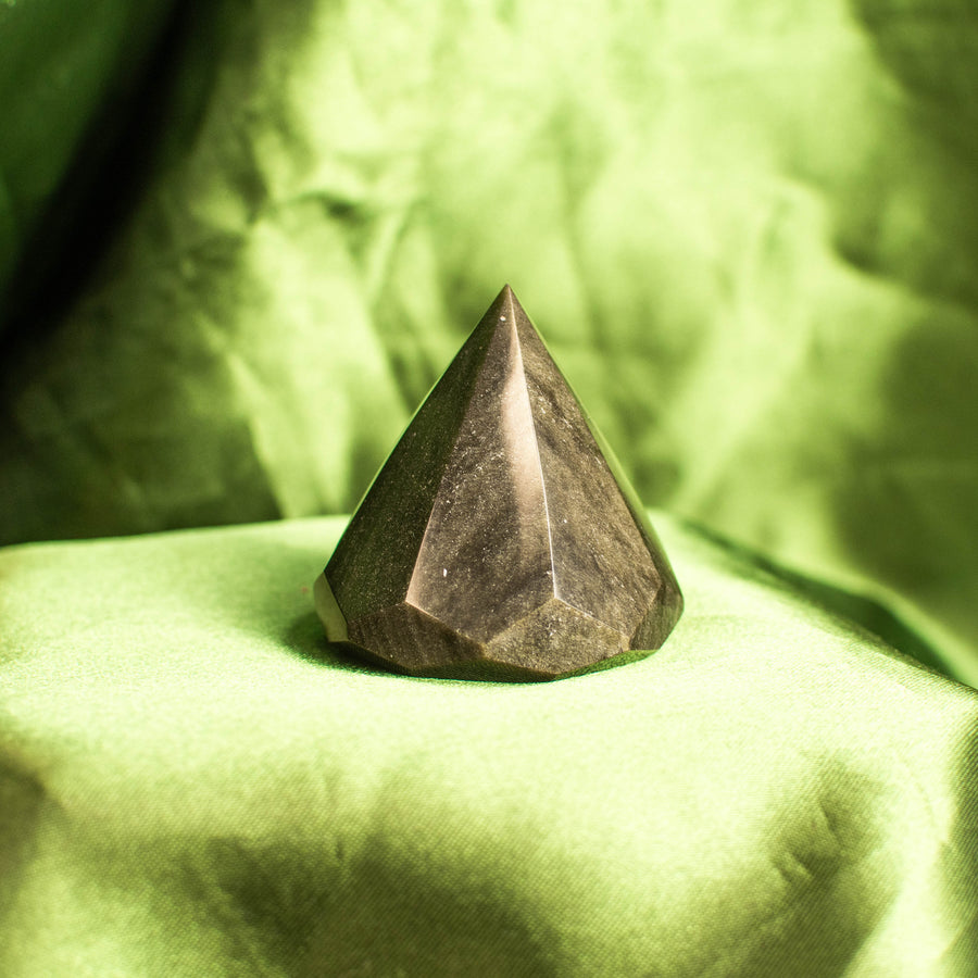 Gold Sheen Obsidian Diamond