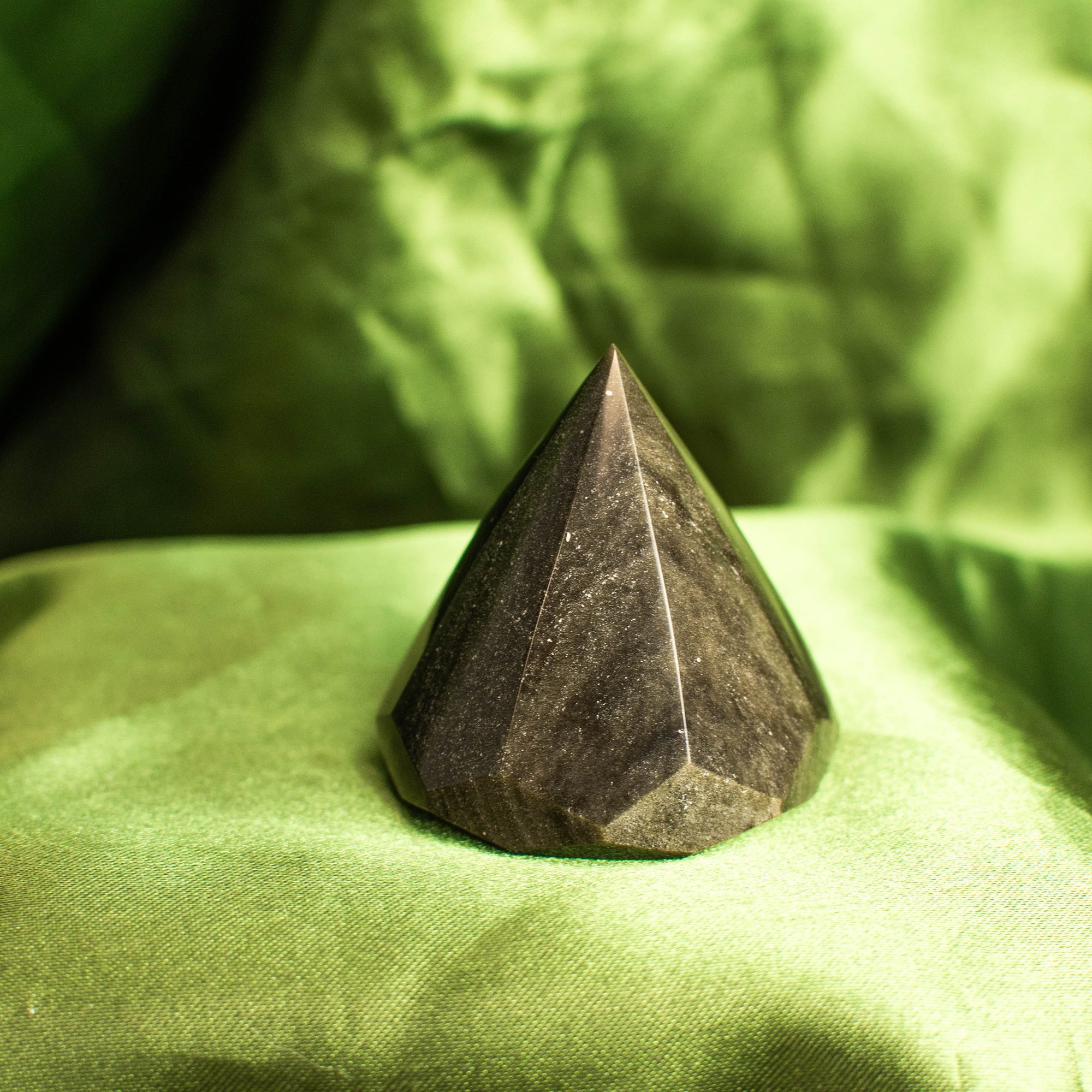 Gold Sheen Obsidian Diamond