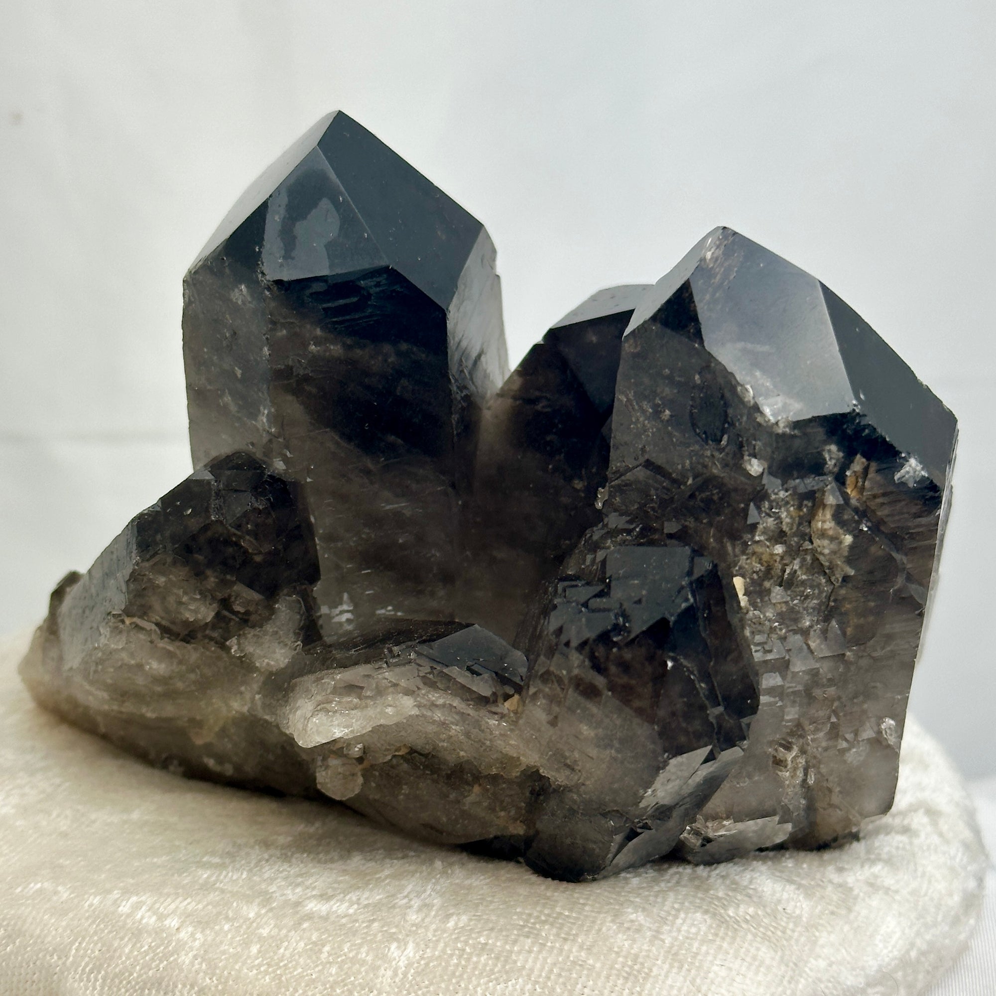 Smoky Quartz Cluster