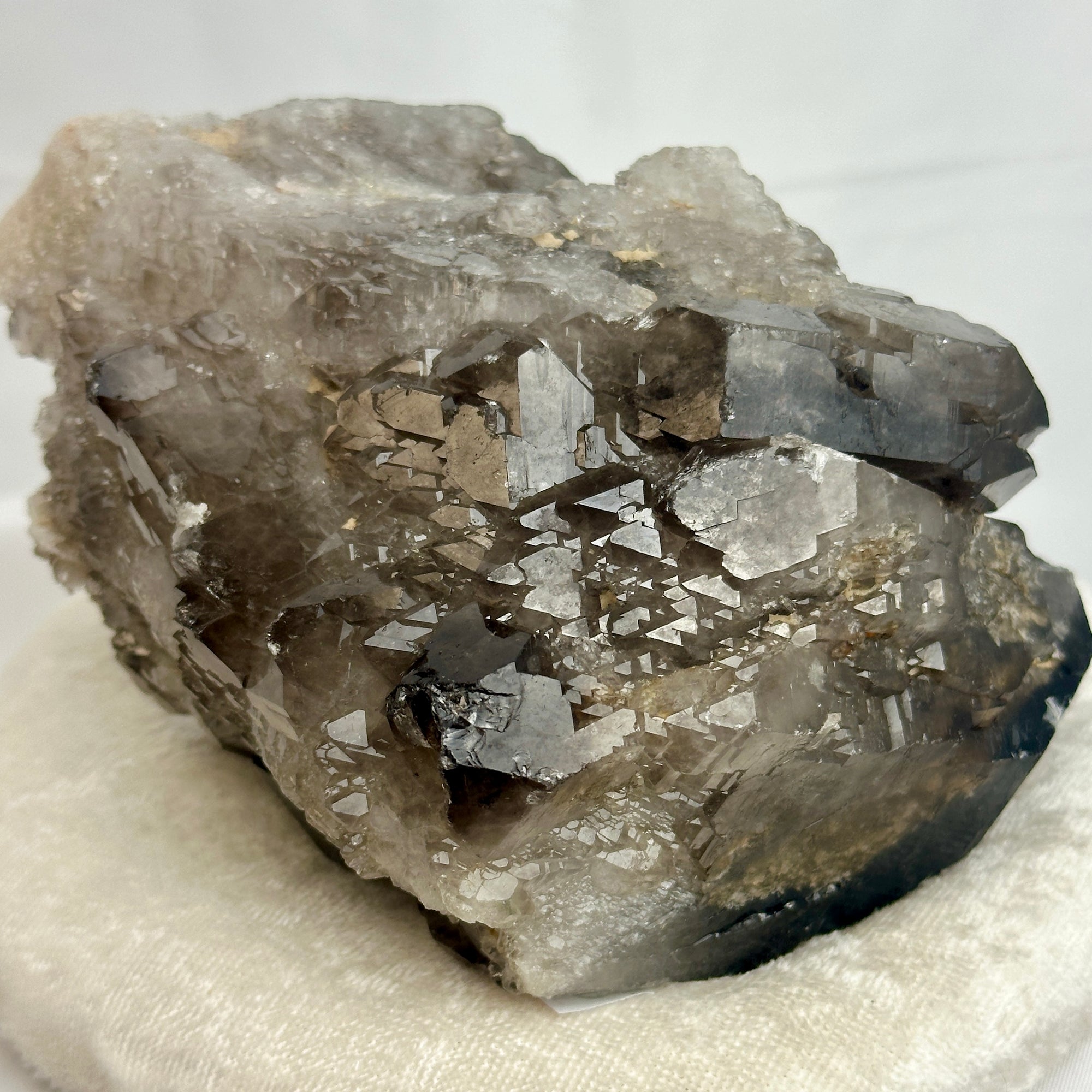 Smoky Quartz Cluster