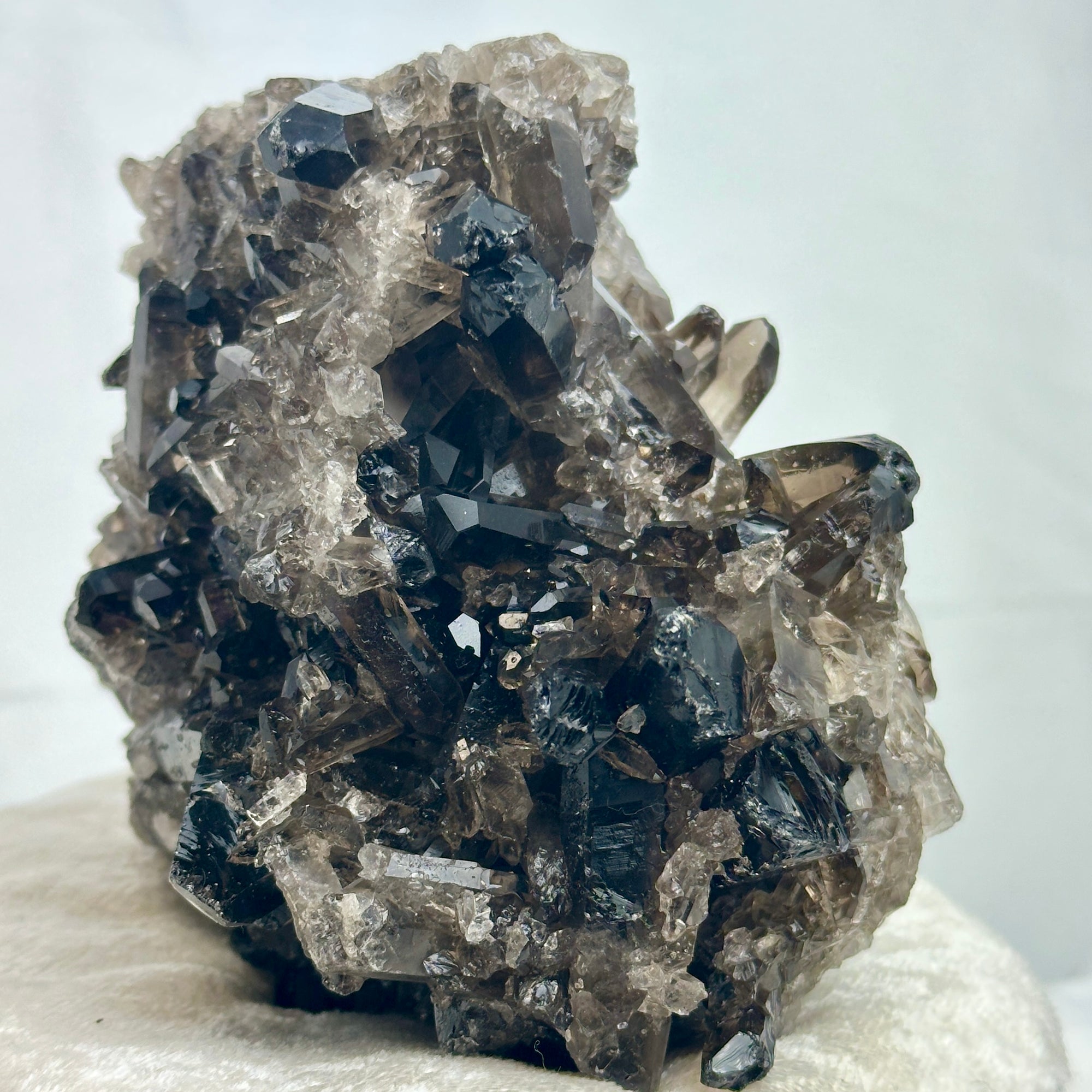 Smoky Quartz Cluster