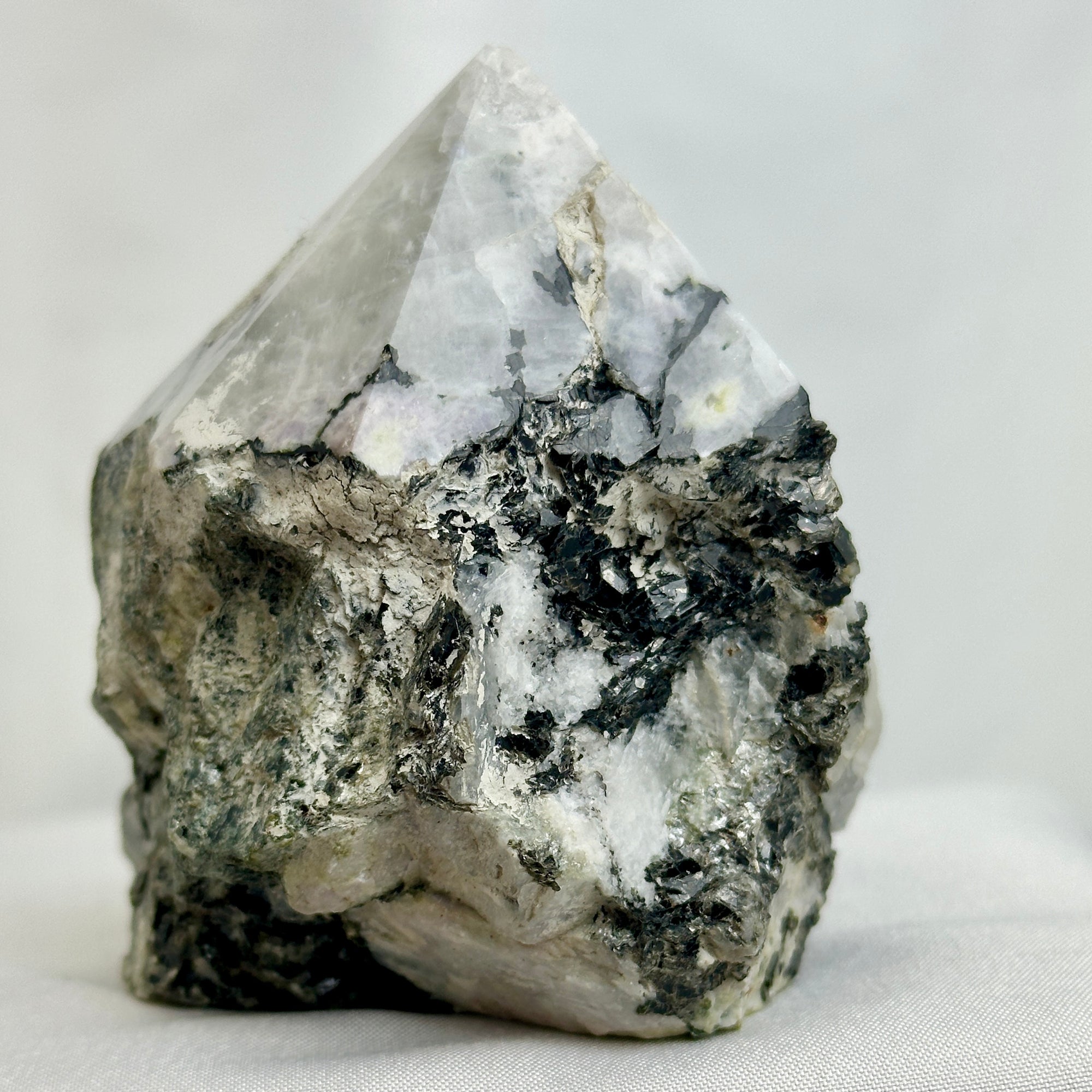 Raw Rainbow Moonstone Power Point