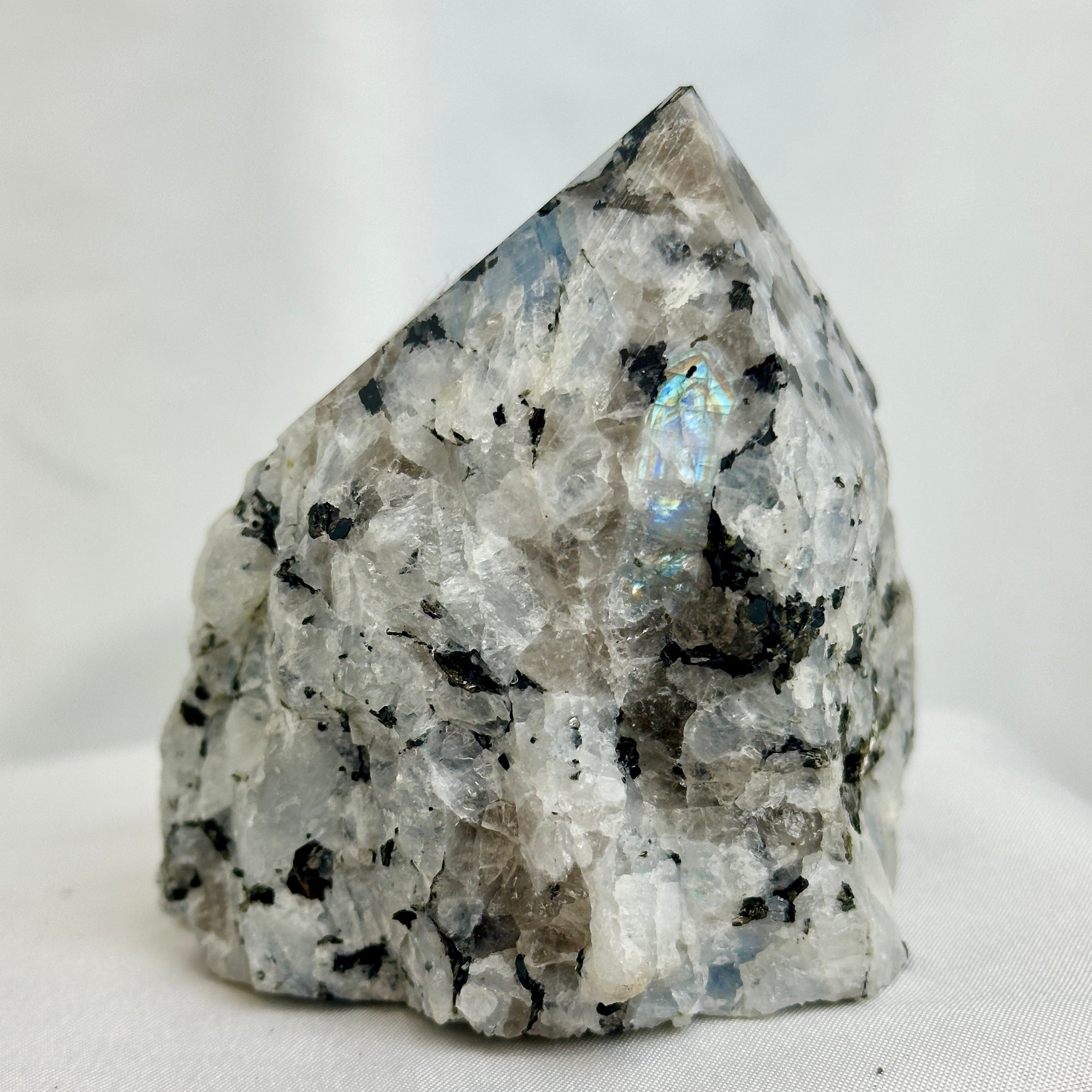 Raw Rainbow Moonstone Power Point