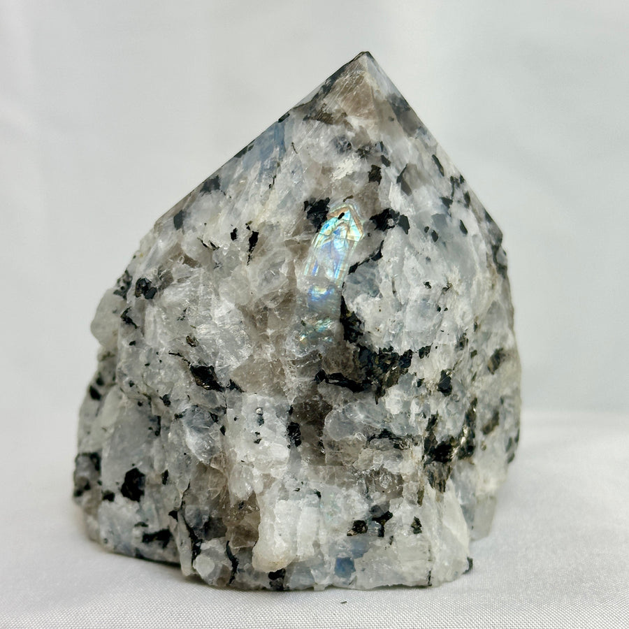 Raw Rainbow Moonstone Power Point