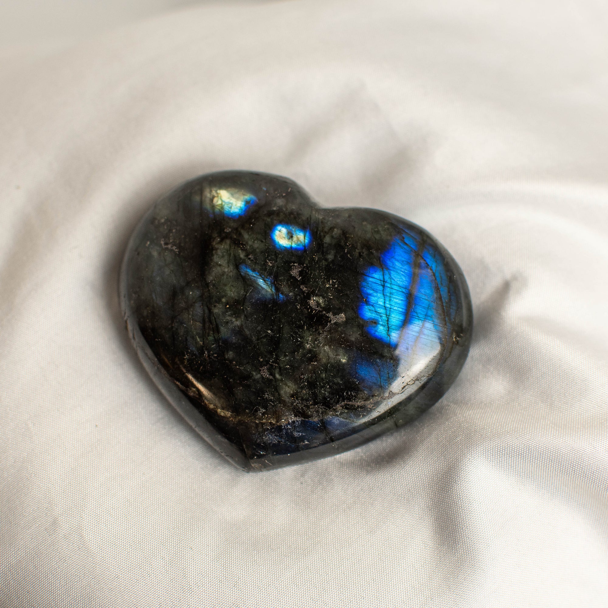 Labradorite Polished Heart Carving (LAB113)