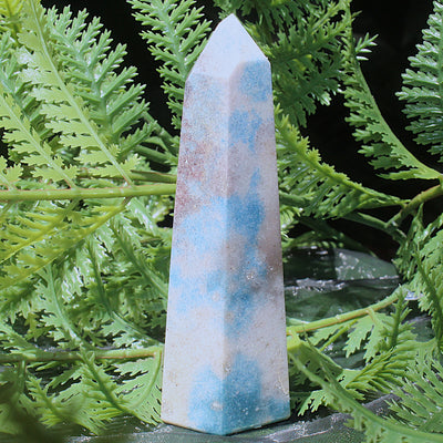 Lazulite with Trolleite Tower