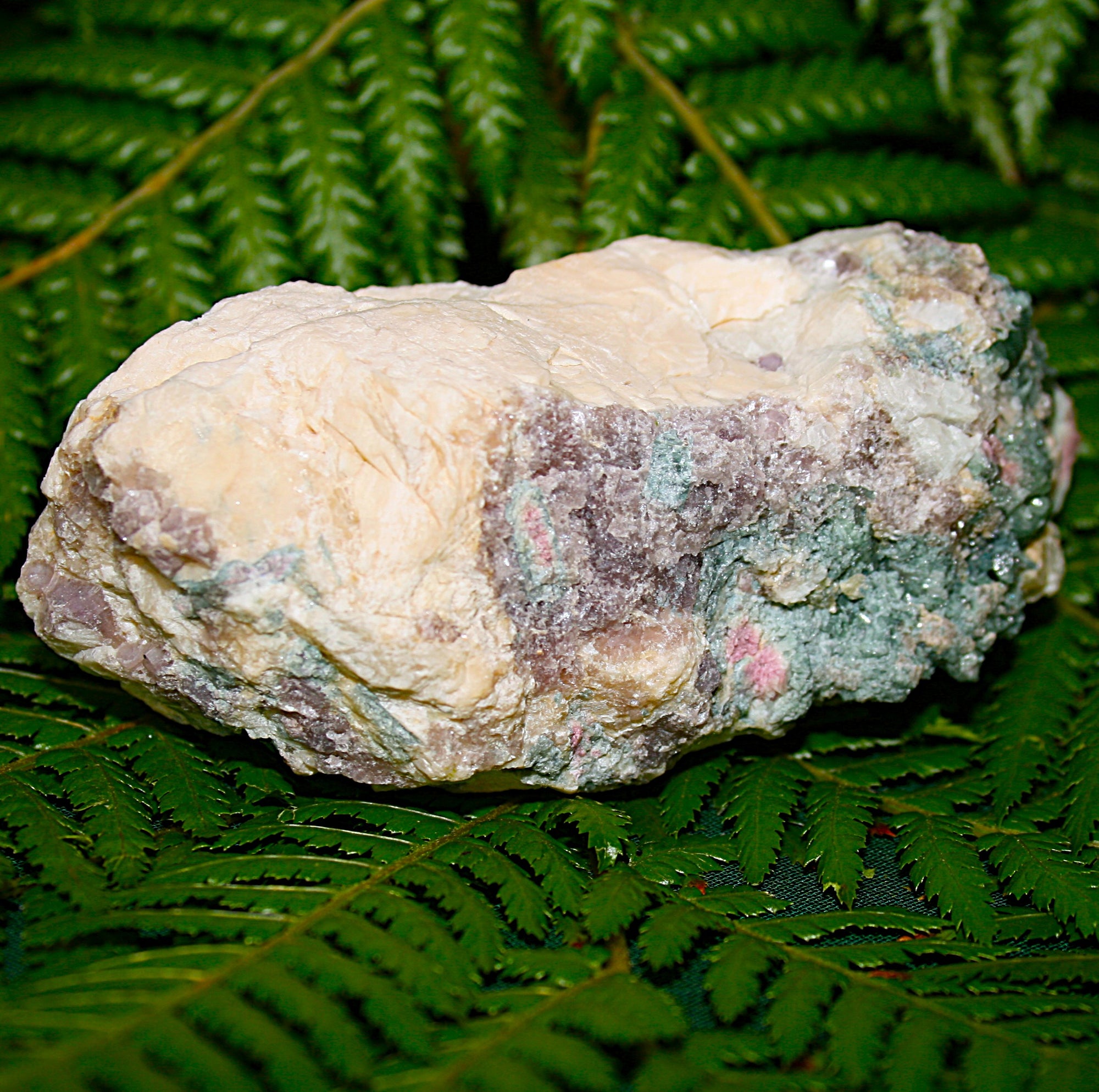 Watermelon Tourmaline & Lepidolite Matrix
