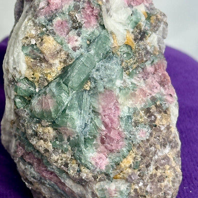 Watermelon Tourmaline & Lepidolite Matrix