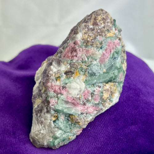 Watermelon Tourmaline & Lepidolite Matrix