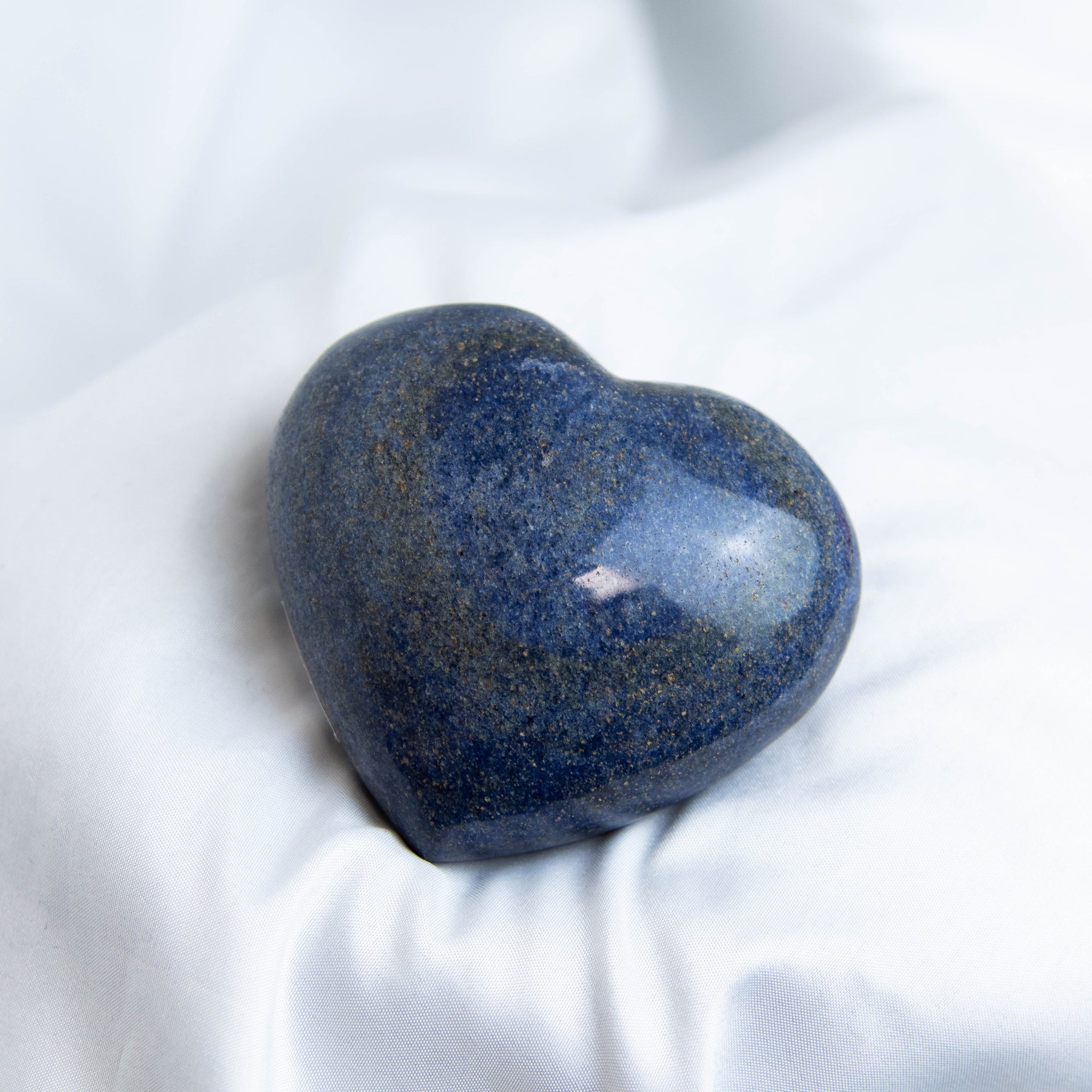 Lapis Lazuli Heart Carving