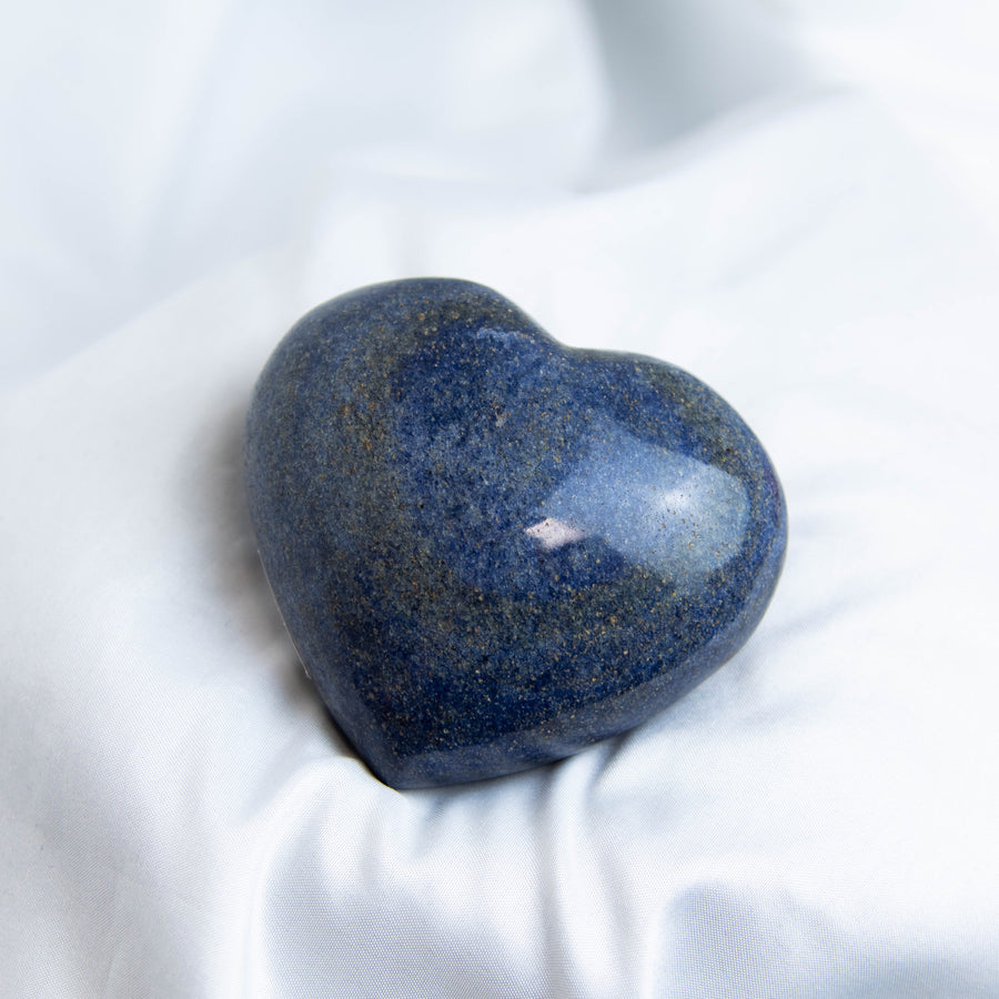 Lapis Lazuli Heart Carving