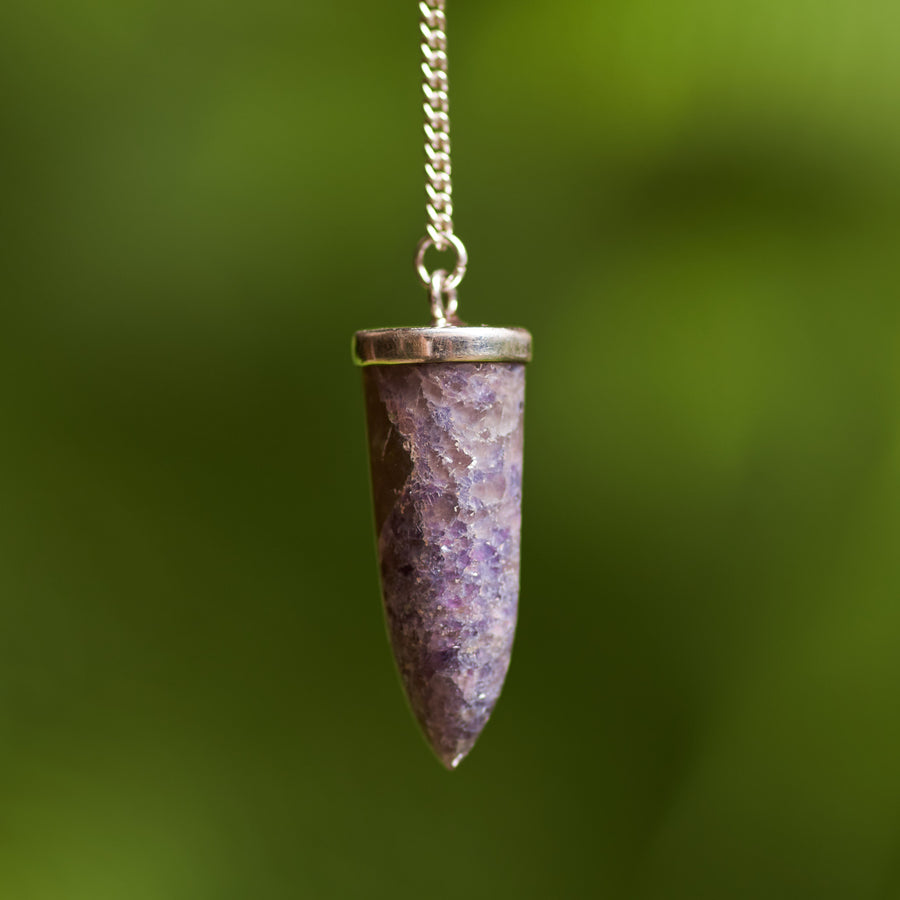 Lepidolite Pendulum