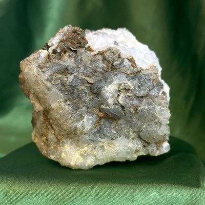 Raw Fluorite, Pyrite and Calcite Matrix