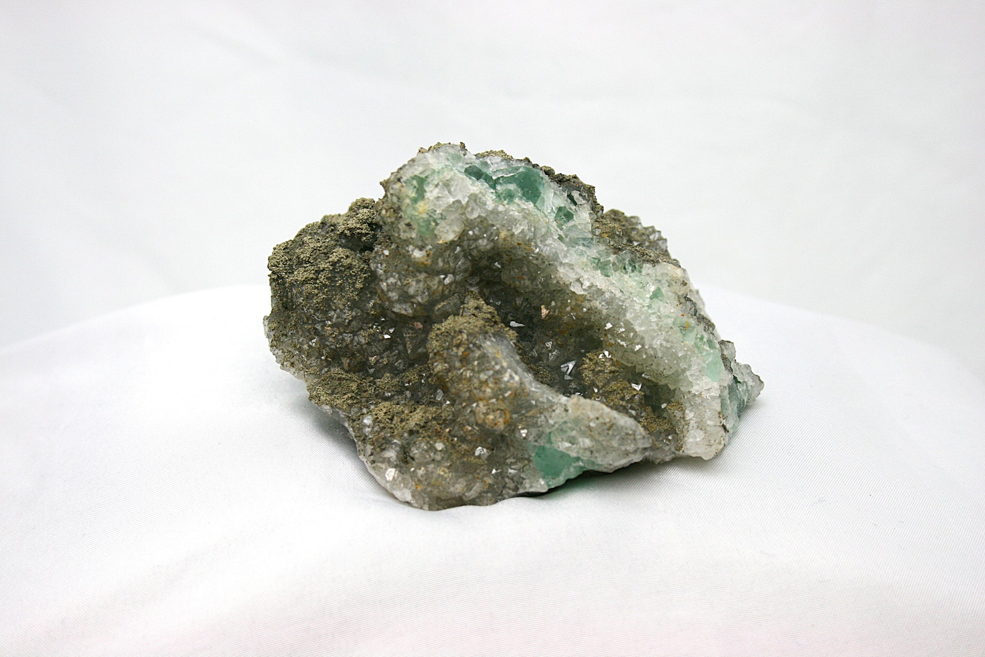 Raw Fluorite and Pyrite Matrix