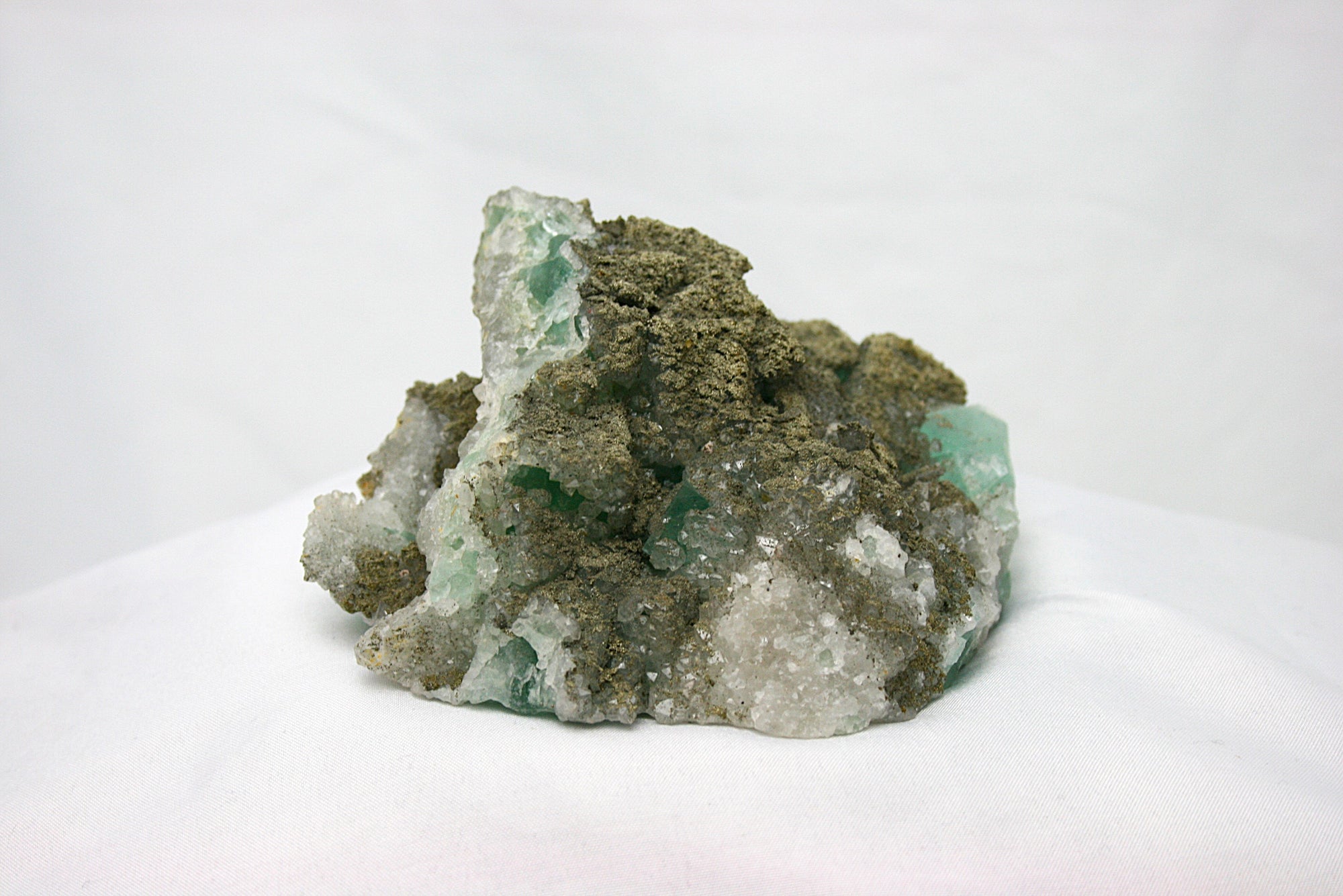 Raw Fluorite and Pyrite Matrix