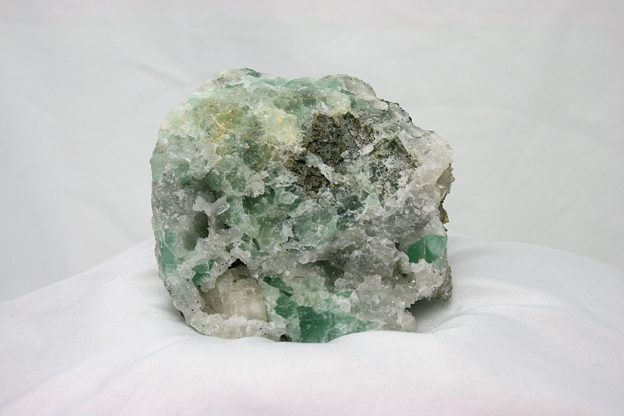 Raw Fluorite and Pyrite Matrix