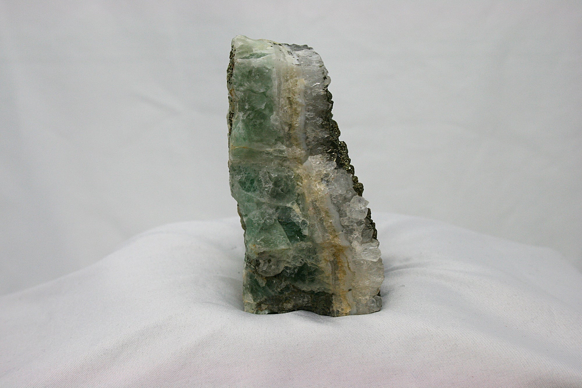 Raw Fluorite and Pyrite Matrix