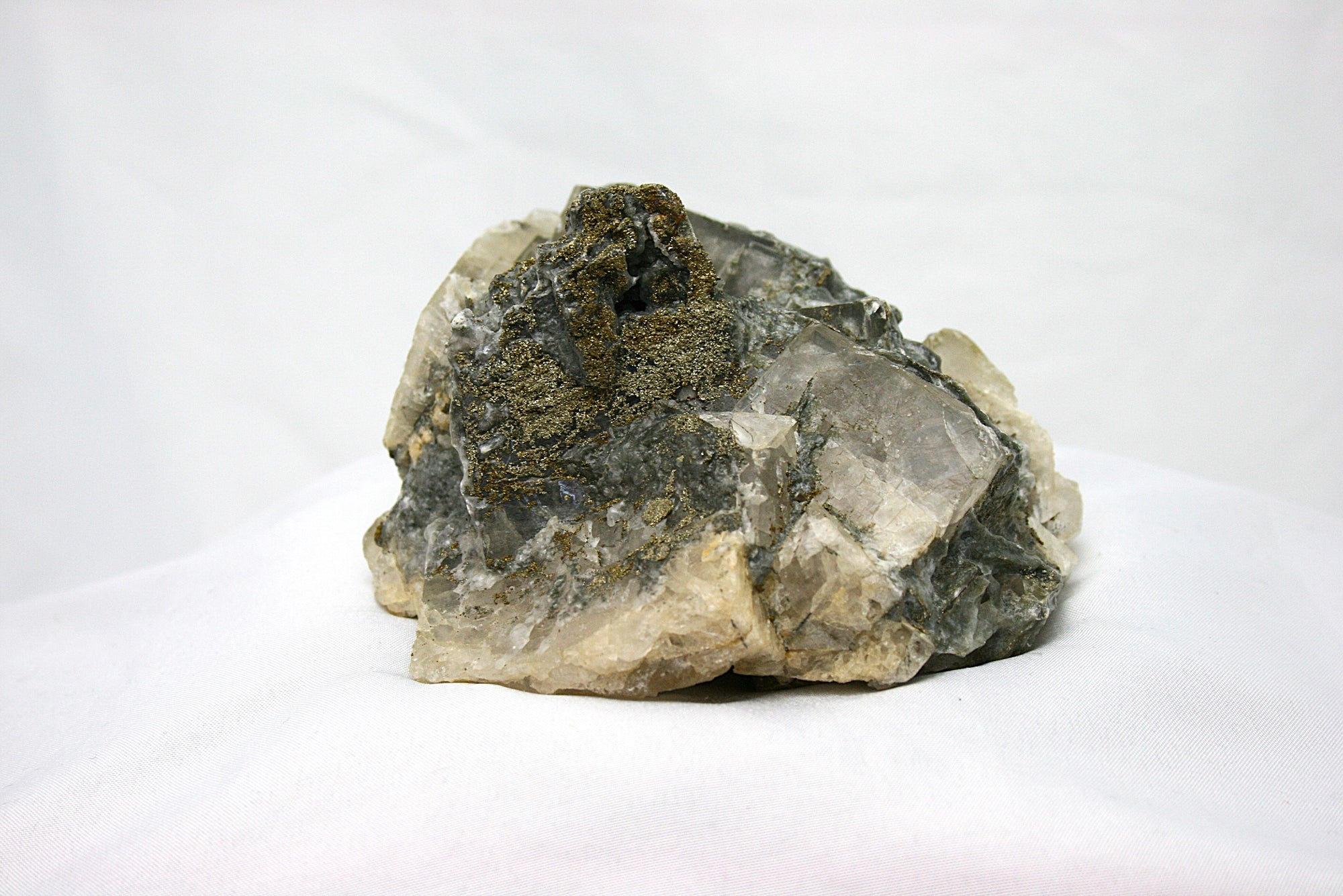 Raw Fluorite and Pyrite Matrix