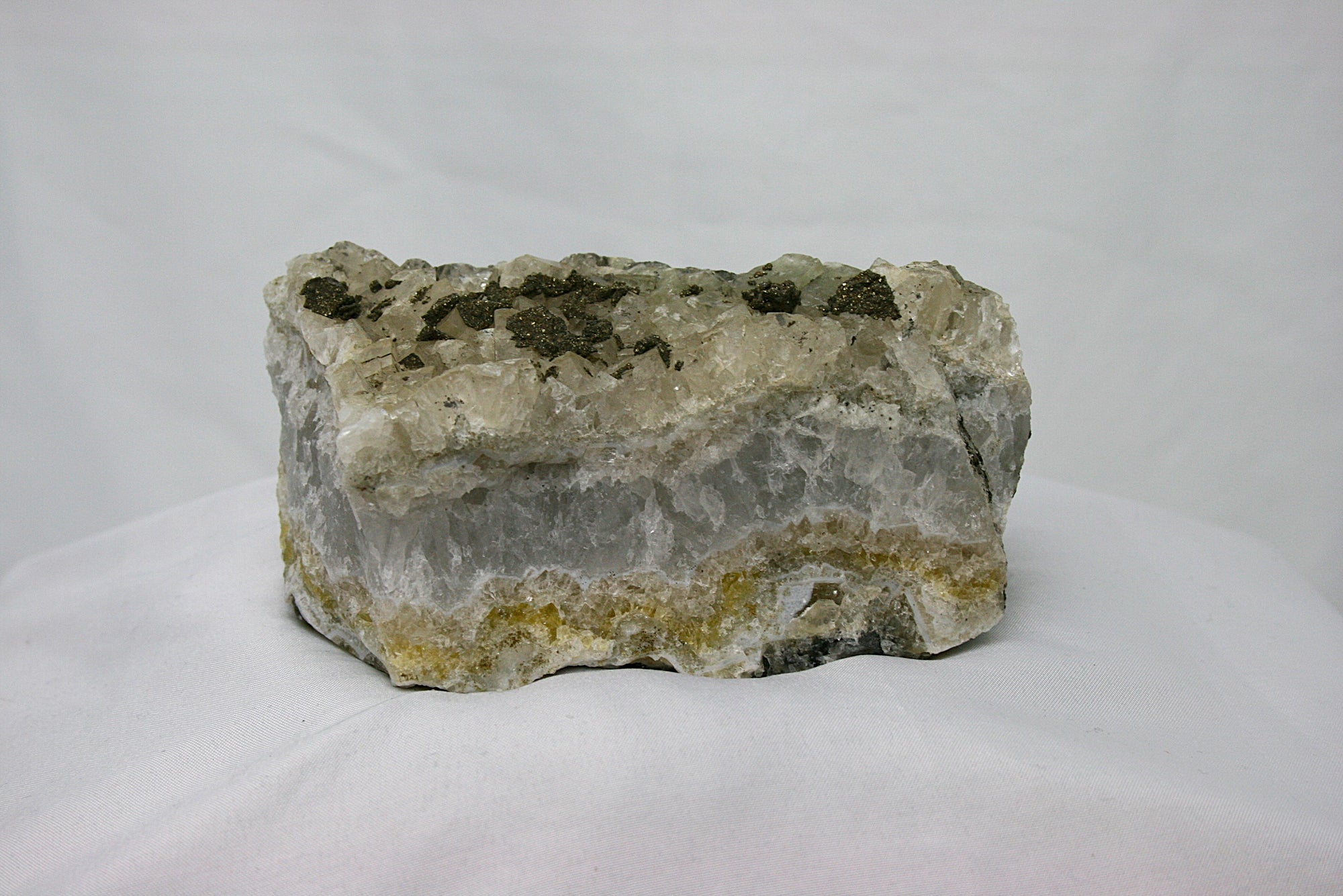Raw Fluorite and Pyrite Matrix
