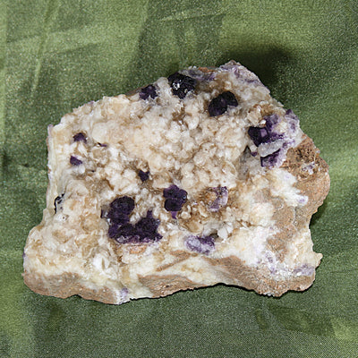 Raw Fluorite, Pyrite and Calcite Matrix