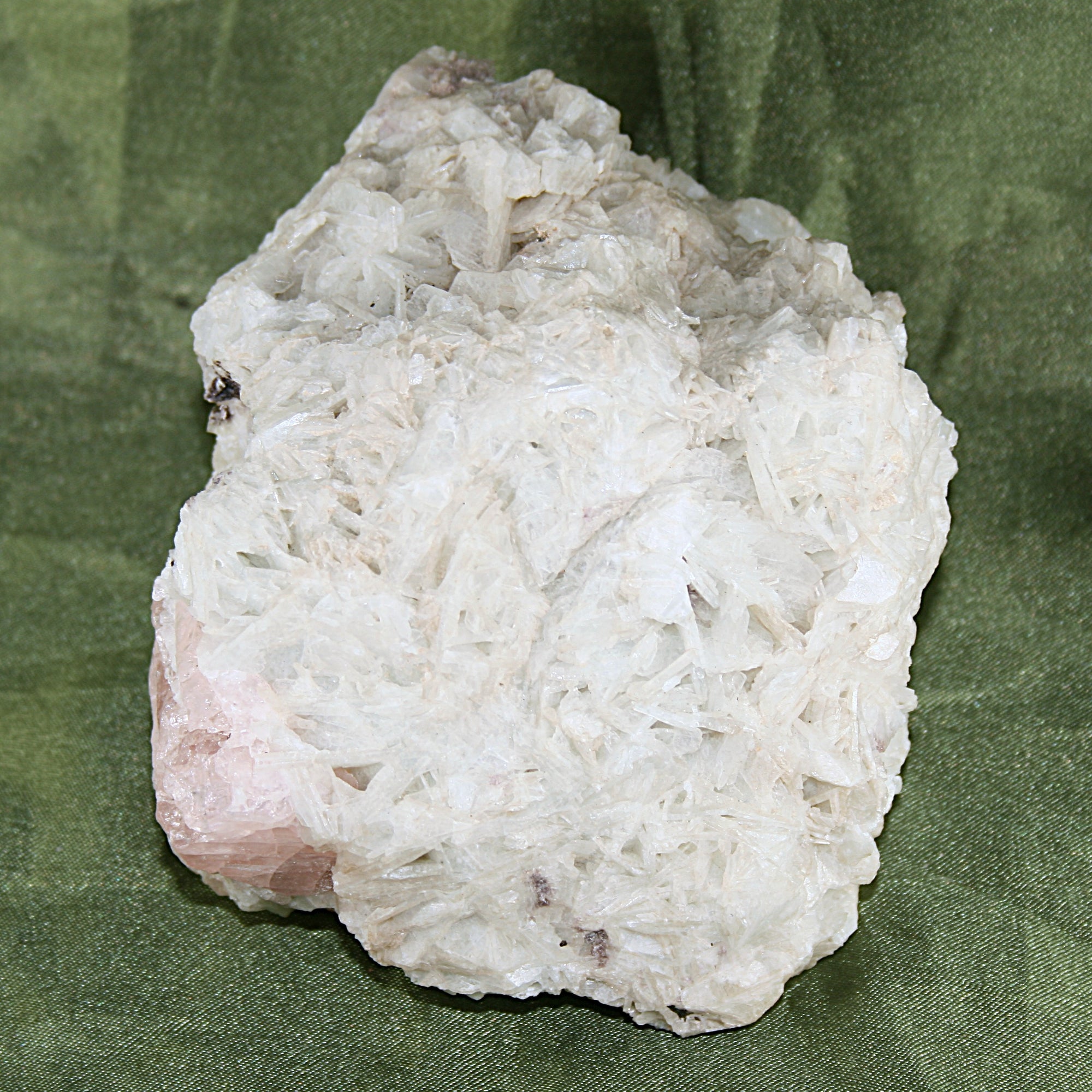 Raw Morganite, Barite and Hiddenite Matrix