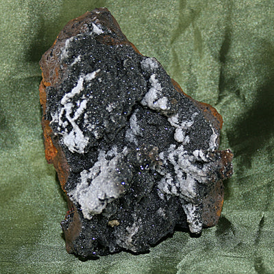 Hematite, Quartz with Calcite