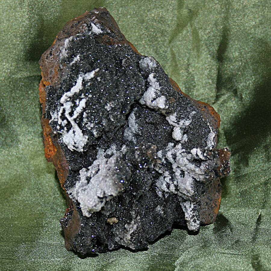 Hematite, Quartz with Calcite