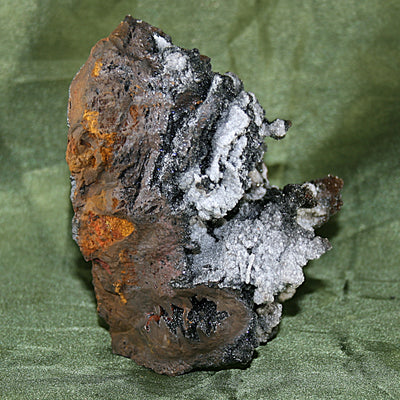 Hematite, Quartz with Calcite