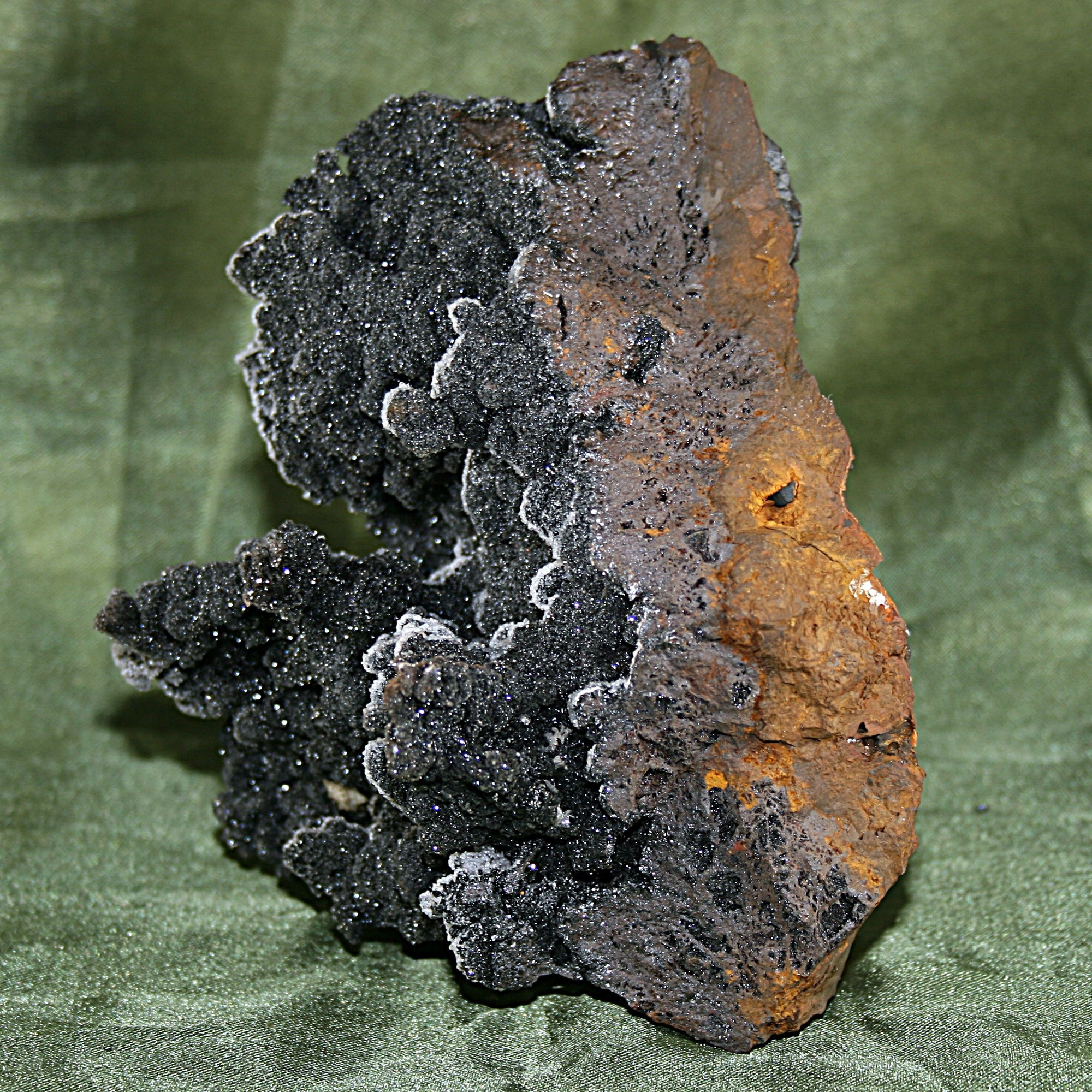 Hematite, Quartz with Calcite