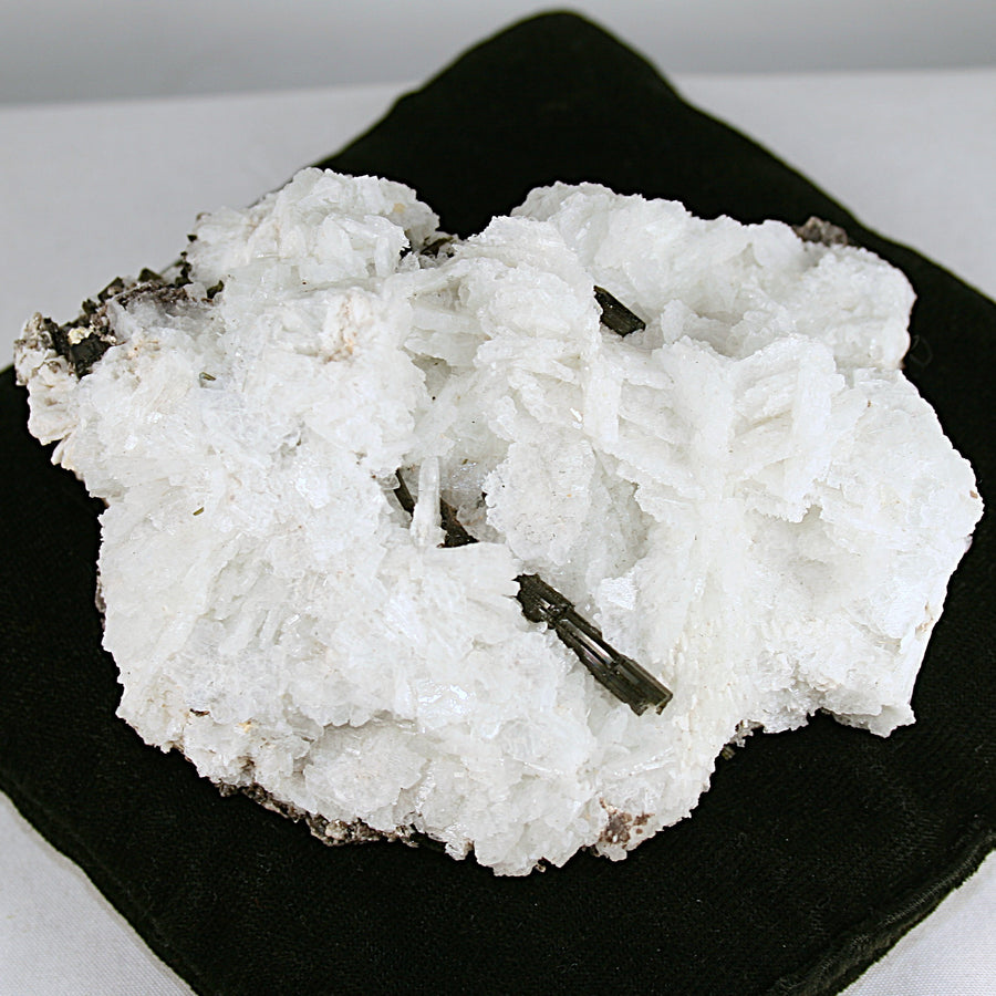 Green Tourmaline with Mica Matrix
