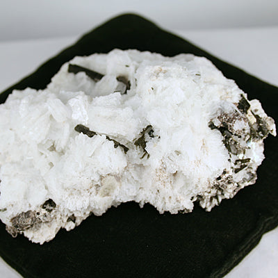 Green Tourmaline with Mica Matrix