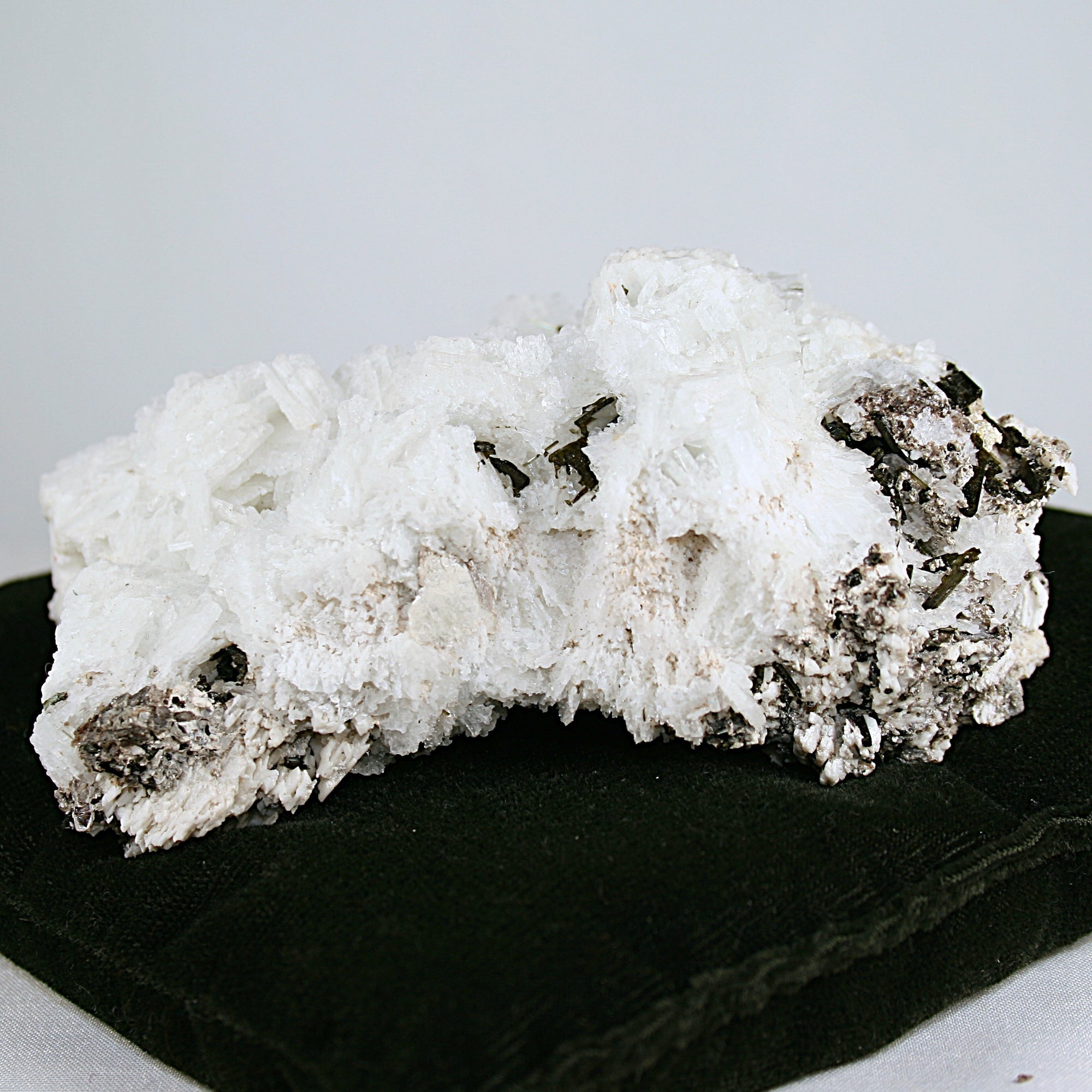 Green Tourmaline with Mica Matrix