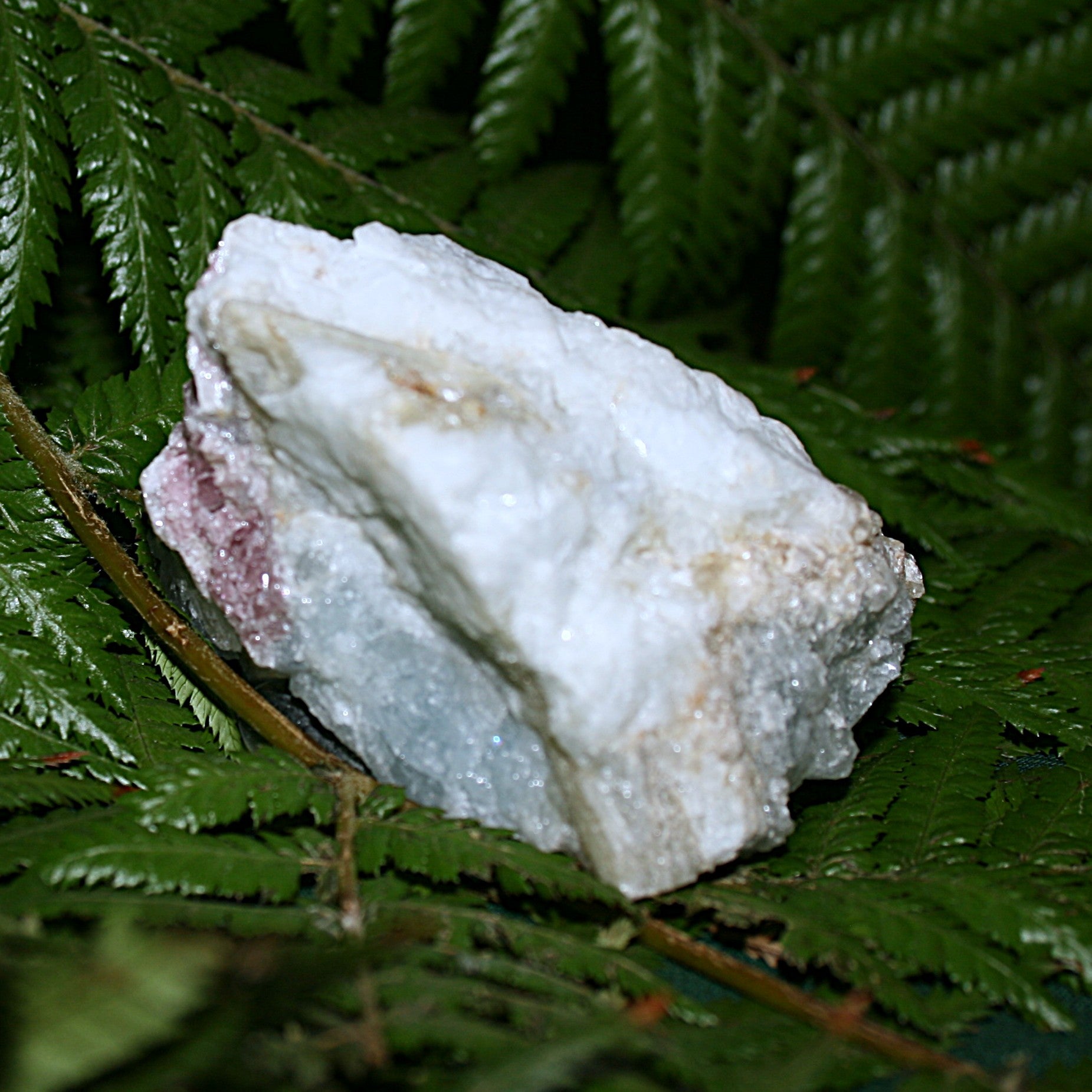 Aquamarine with Pink Tourmaline and Mica