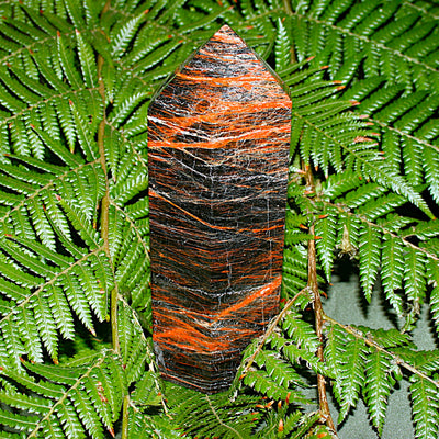 Black Tourmaline and Hematite Tower